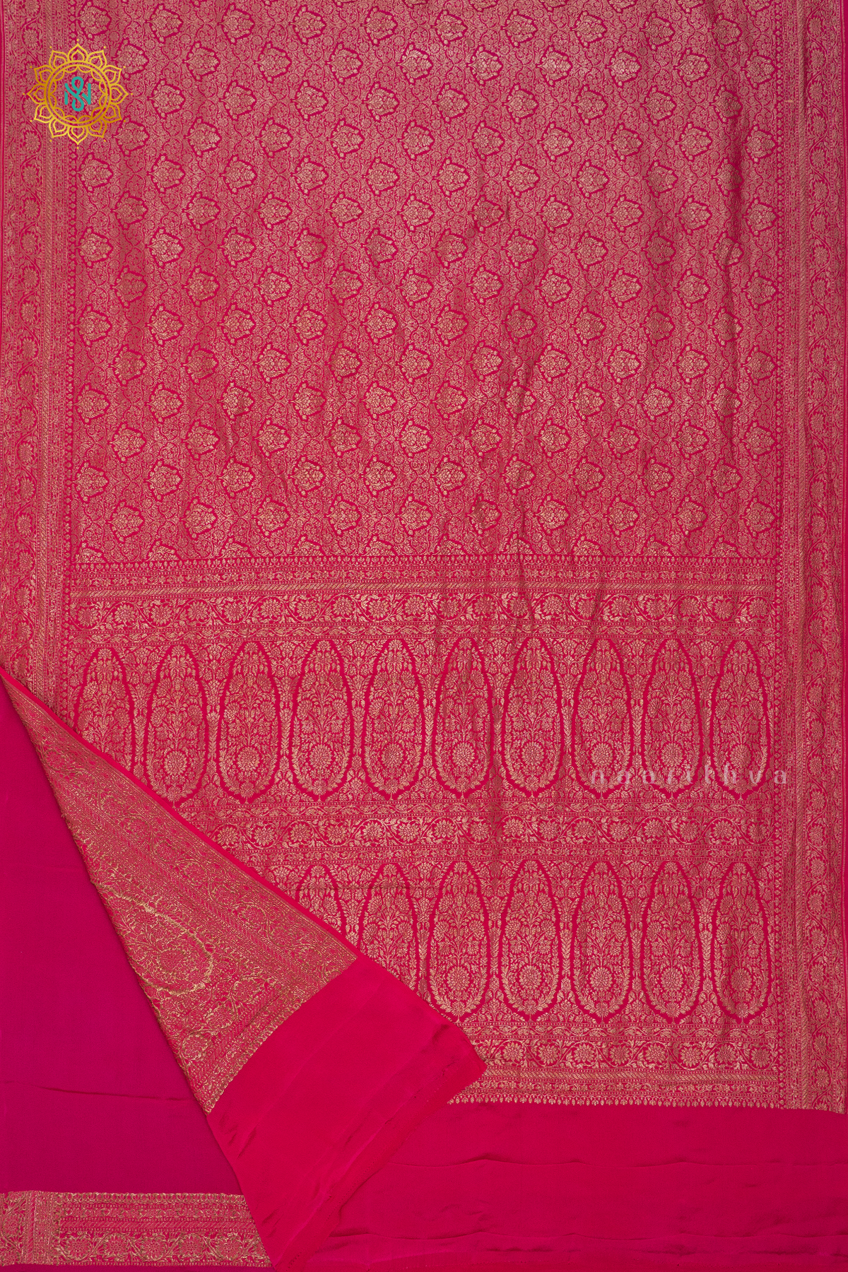 PINK - PURE BANARASI CREPE