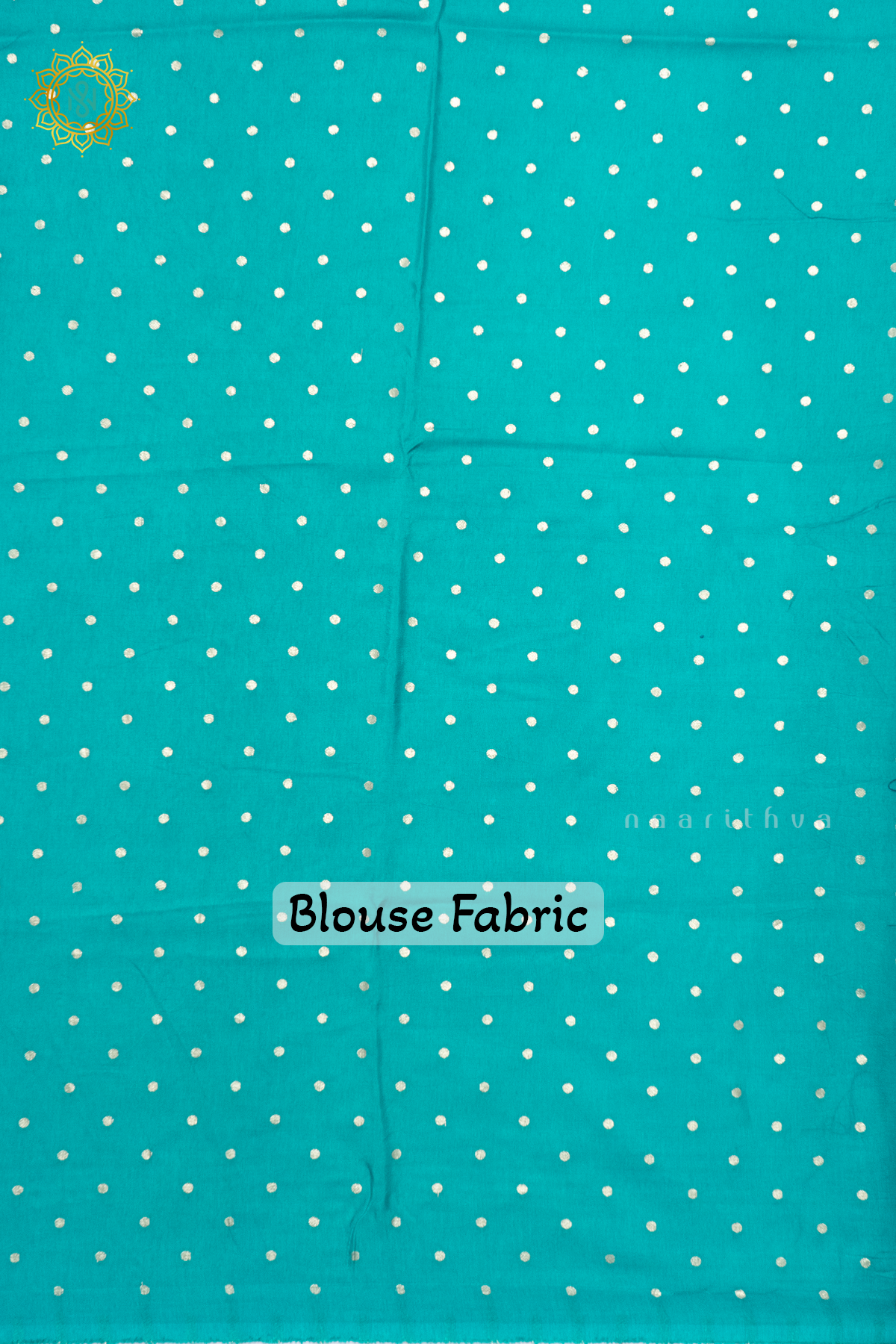 WINE WITH AQUA BLUE - SEMI CREPE SILK