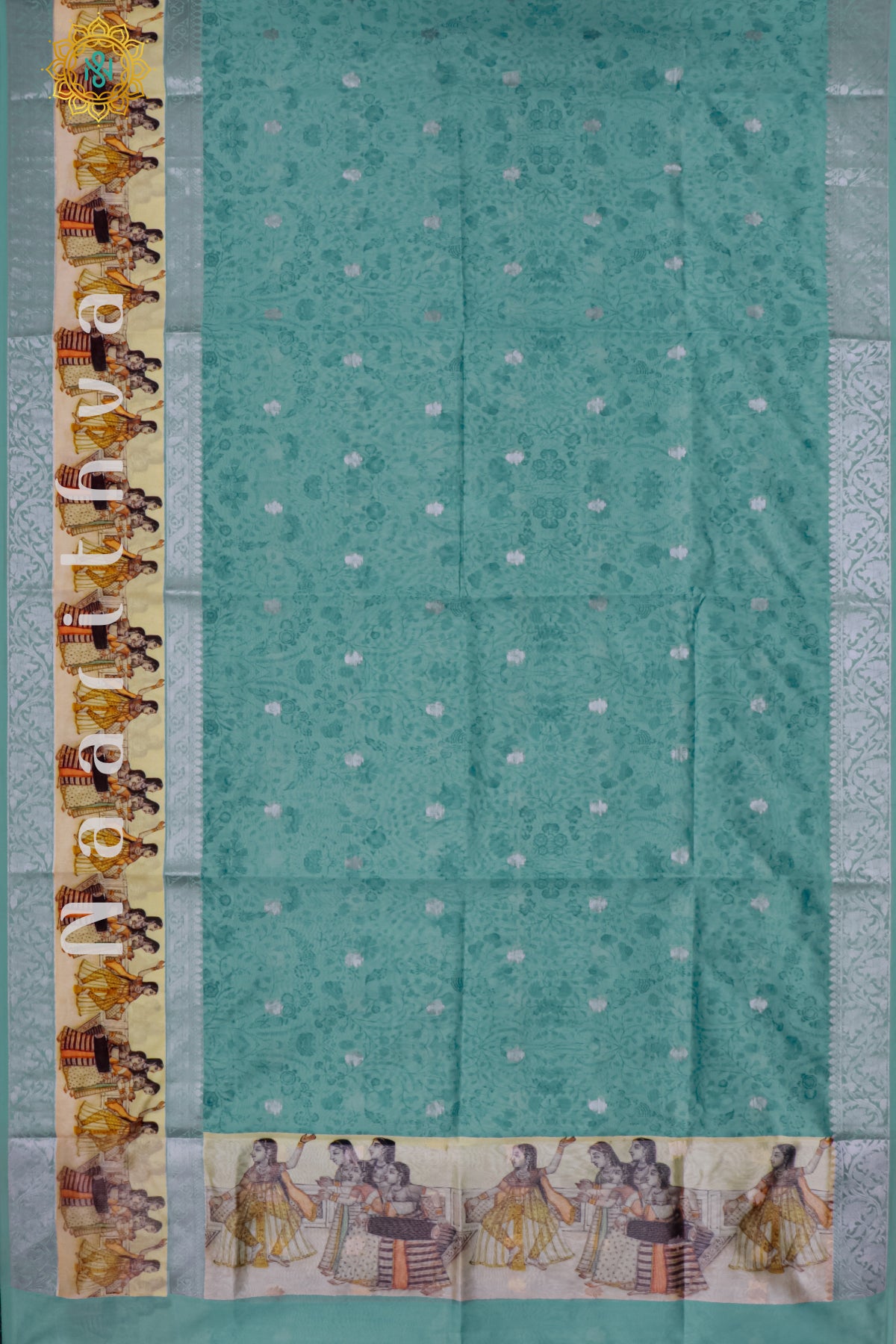 SKY BLUE - CHANDERI SILK COTTON