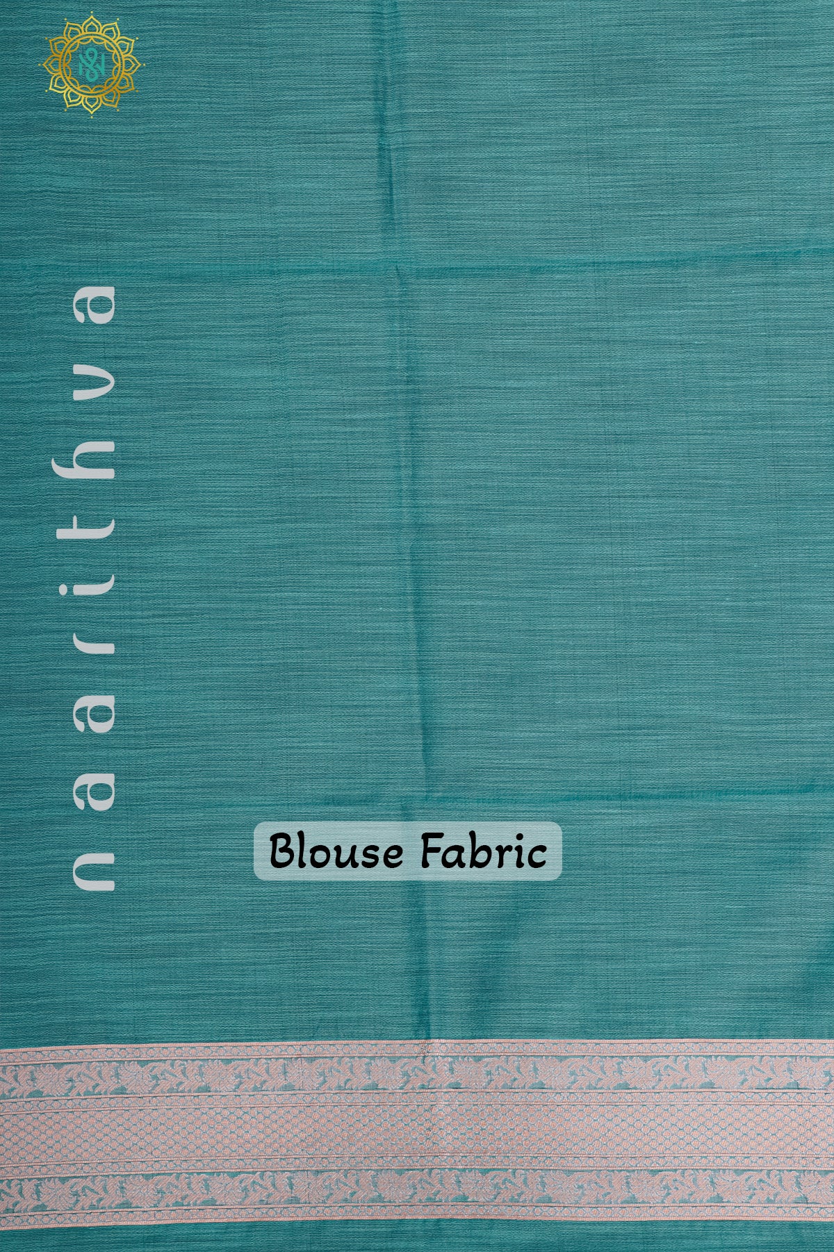 BLUE - SEMI RAW SILK