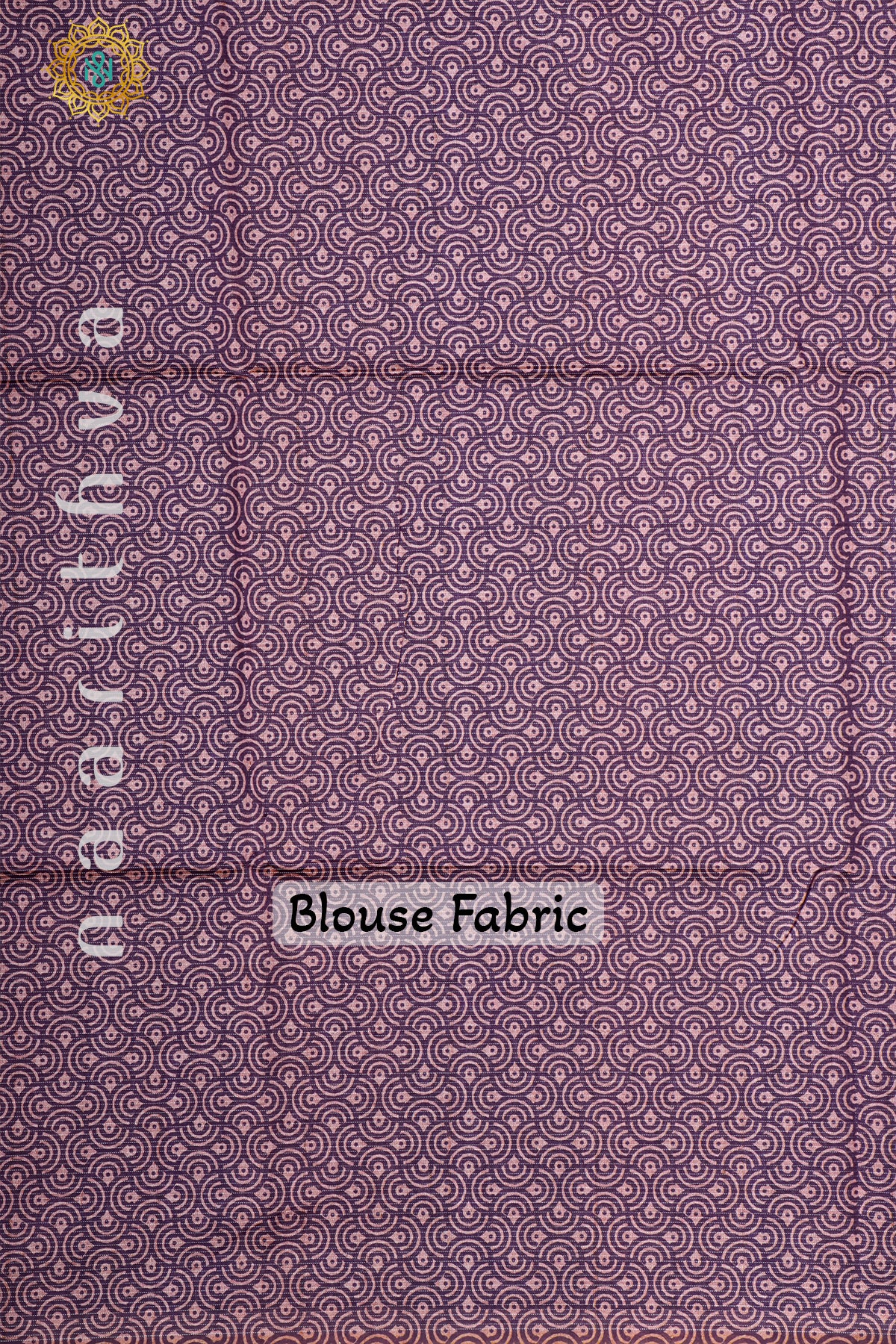 BEIGE WITH PURPLE - SEMI TUSSAR