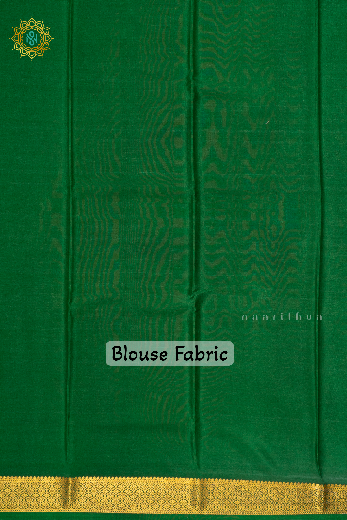 RANI PINK WITH GREEN - PURE MYSORE CREPE SILK