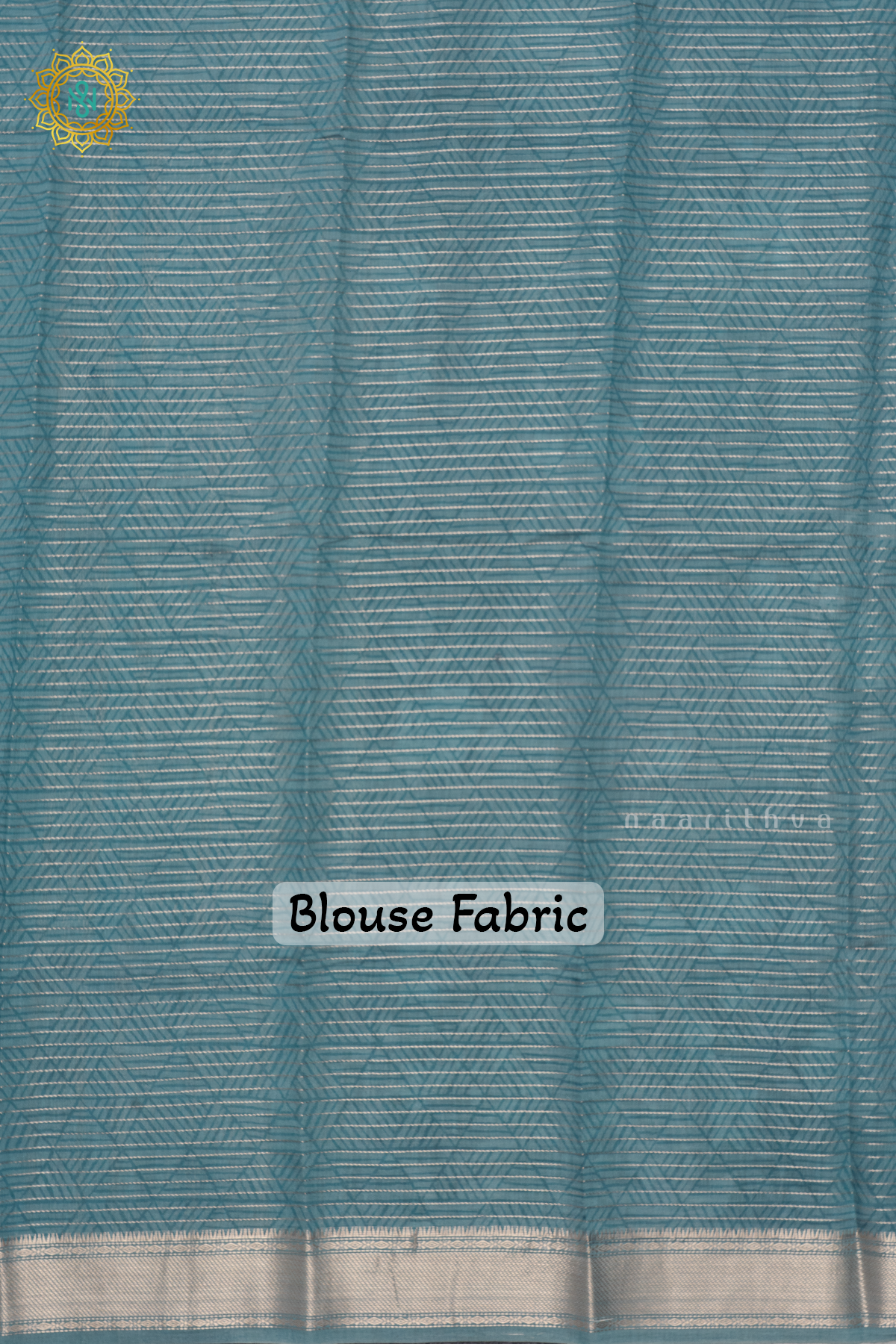BLACK WITH AQUA BLUE - BUTTER CREPE