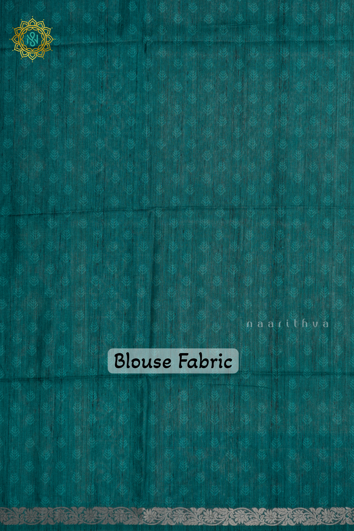 YELLOW WITH BLUE - SEMI KOTHA CREPE WITH PRINTED BODY AND ZARI BORDER