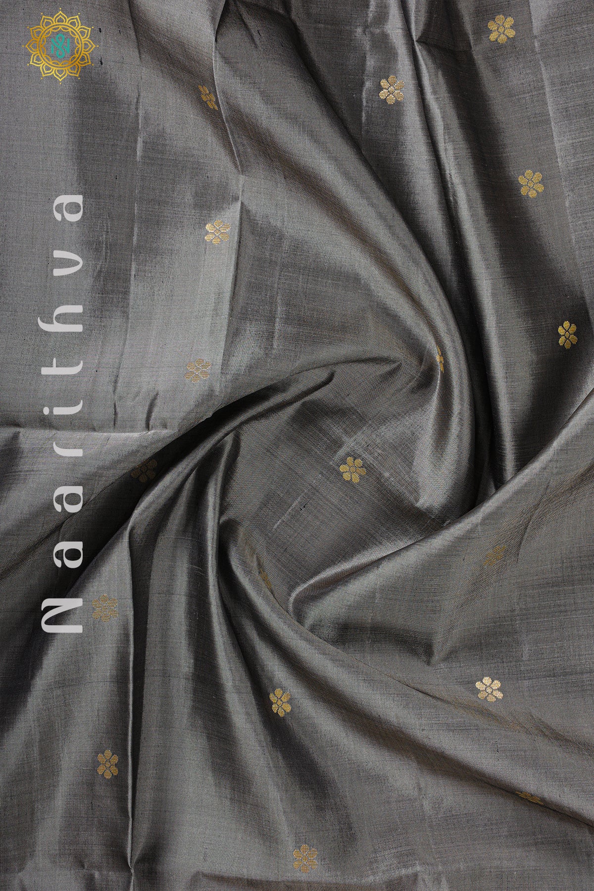 GREY - PURE KANJIVARAM SOFT SILK