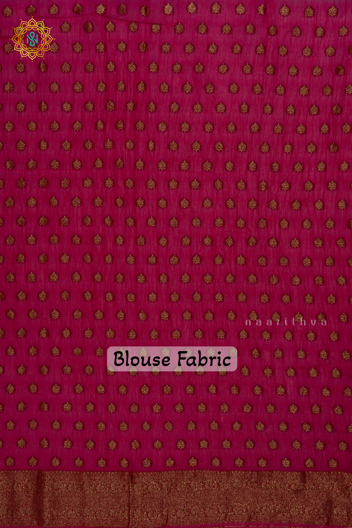 BOTTLE GREEN WITH PINK AND PURPLE - SEMI CREPE SILK