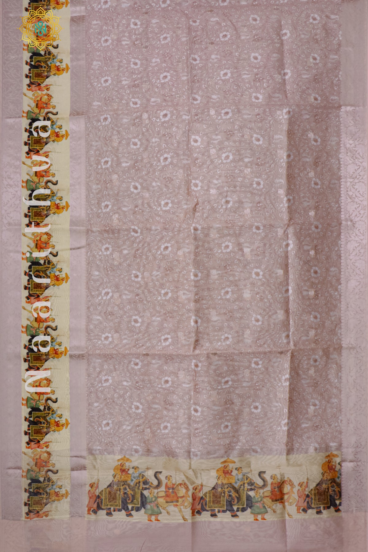 PEACH - CHANDERI SILK COTTON