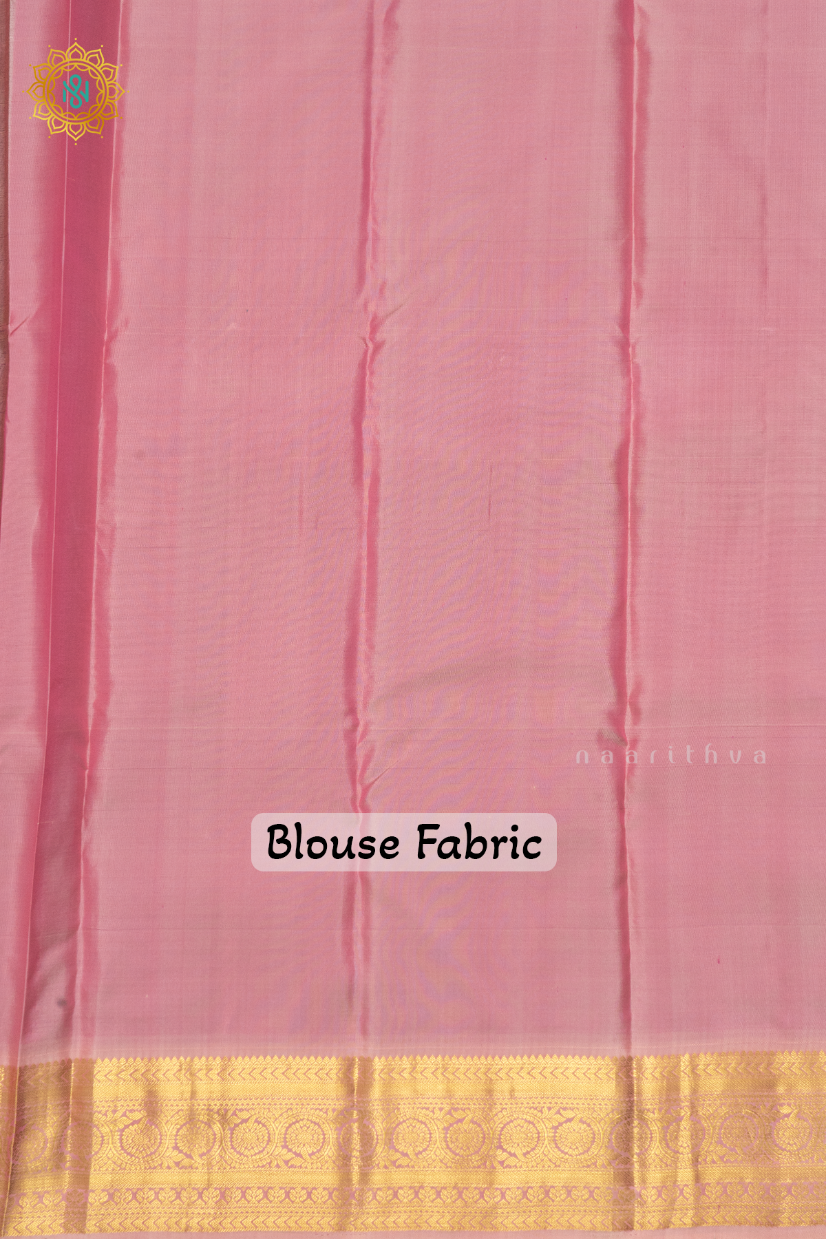 PEACOCK BLUE WITH PEACH - PURE KANJIVARAM SILK