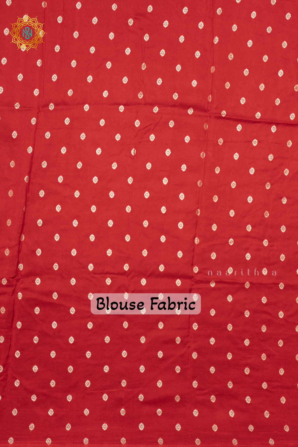 BROWN WITH RED - DOLA SILK