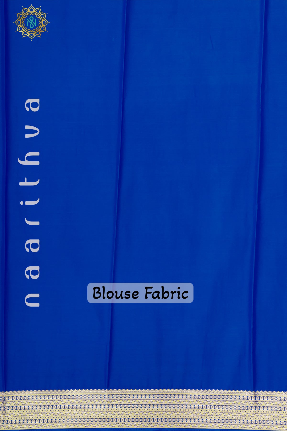 ROYAL BLUE - SEMI MYSORE CREPE SILK