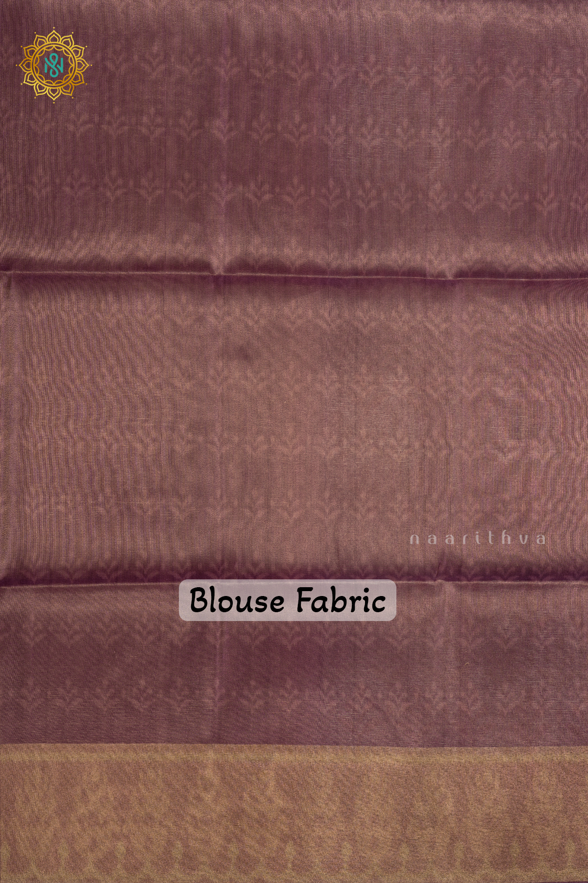 AQUA BLUE WITH LAVENDER - KOTHA TUSSAR
