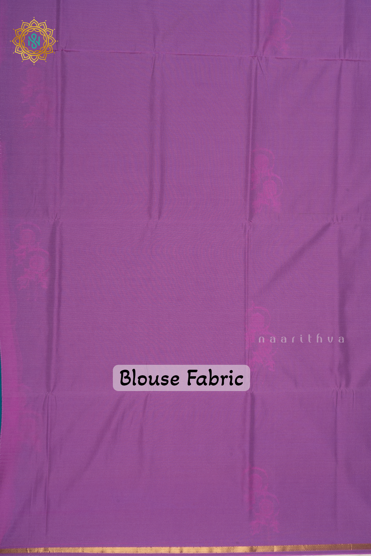 DUAL SHADE OF BLUE WITH LAVENDER - SEMI  SOFT SILK SAREE ALLOVER ZARI BUTTAS AND CONTRAST GAP BORDER