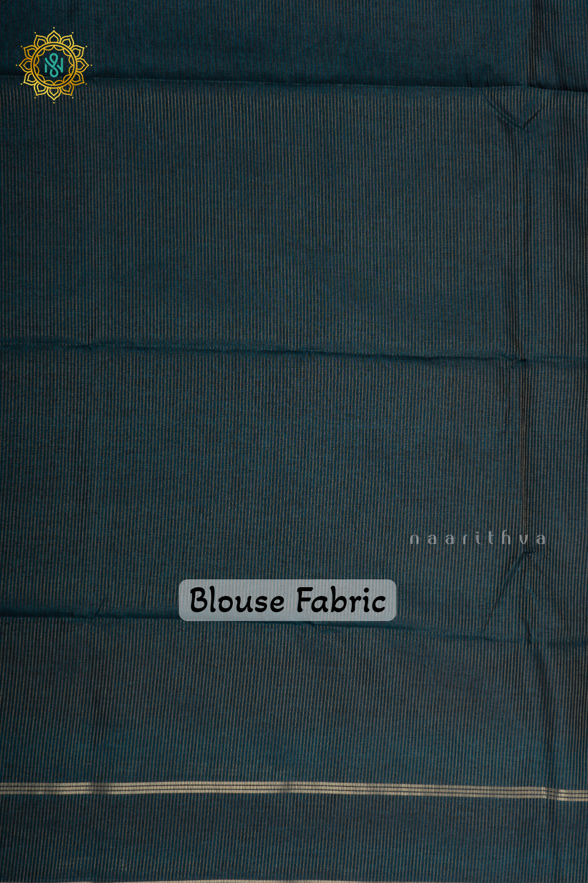 Peacock Blue Semi Raw Silk Saree With Zari Buttas On The Body And Bentex Border