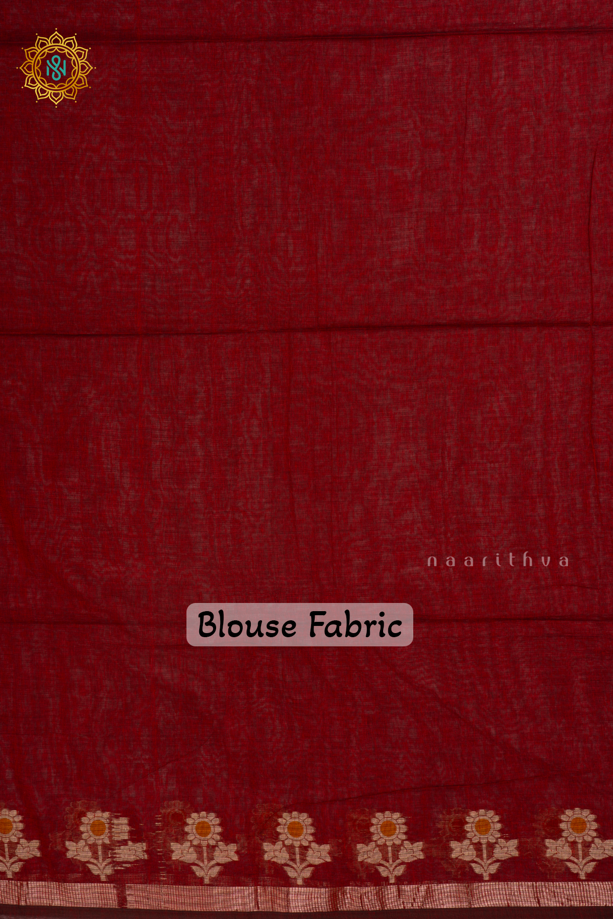 MAROON - MUL COTTON SAREE