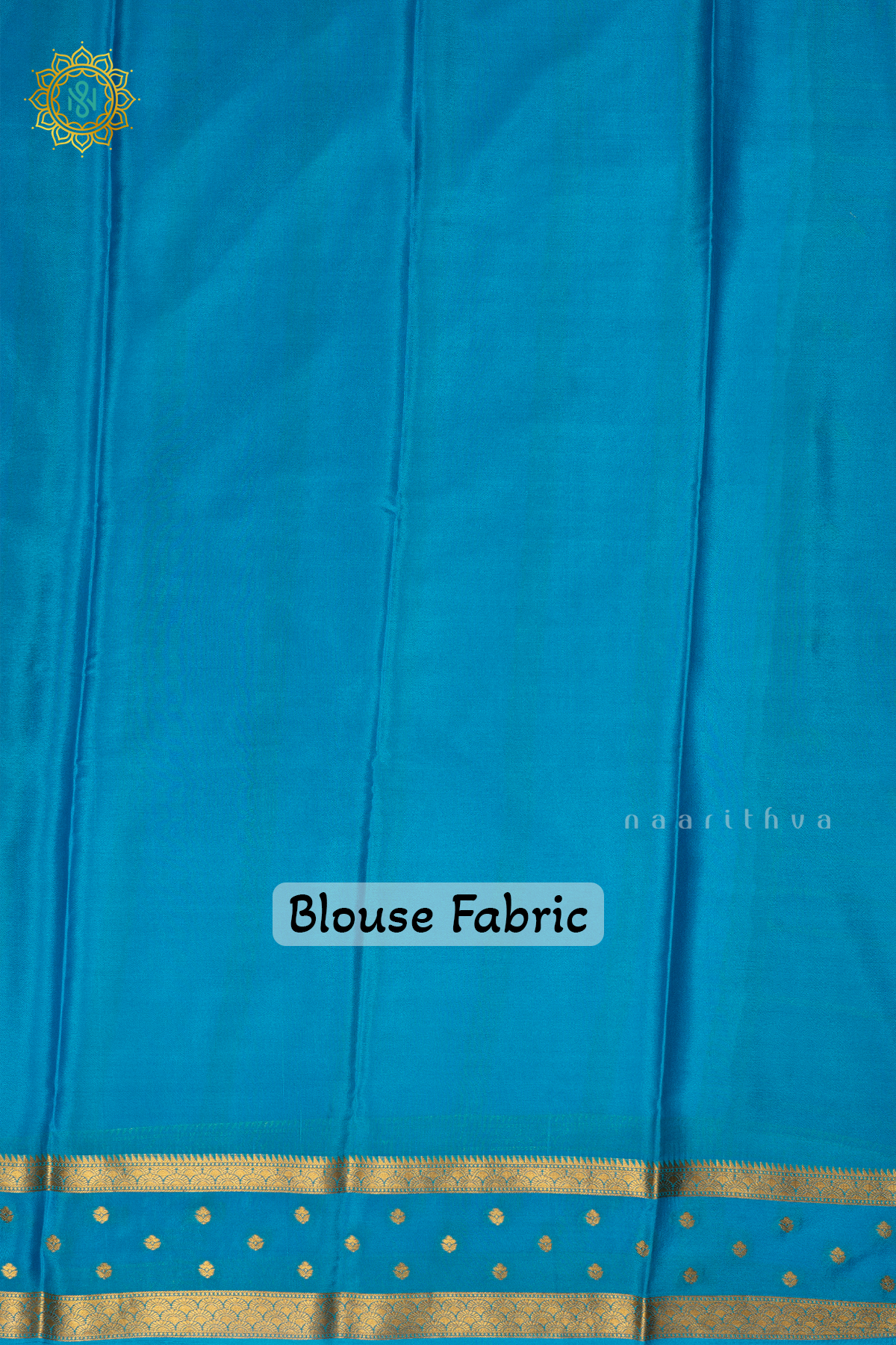 LAVENDER WITH SKY BLUE - PURE MYSORE CREPE SILK