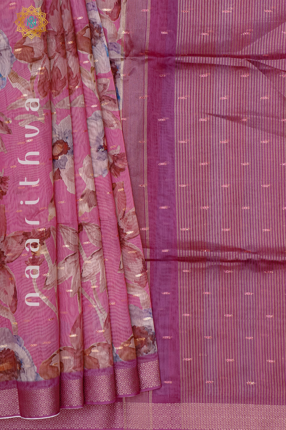 PINK - CHANDERI SILK COTTON