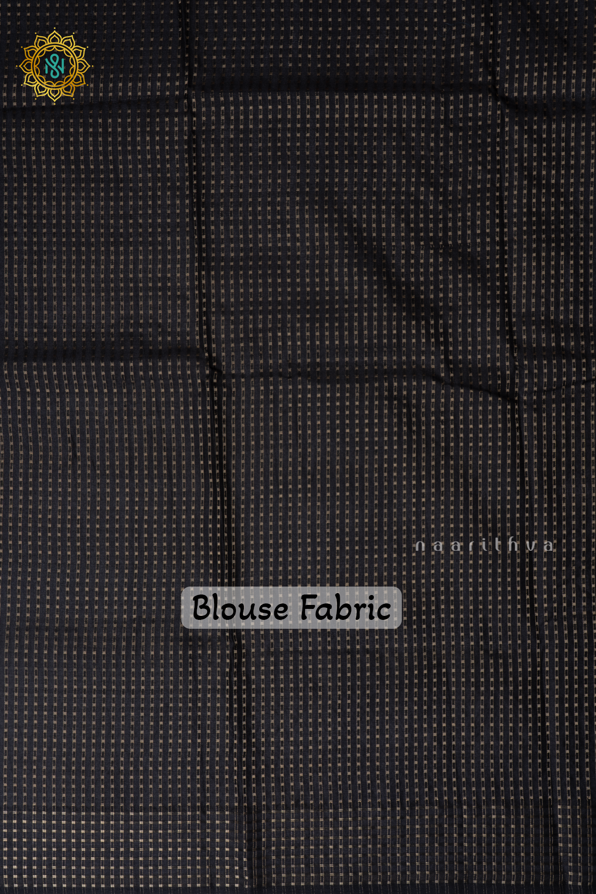 Black Semi Tussar Silk With Applique & Katha Work Saree