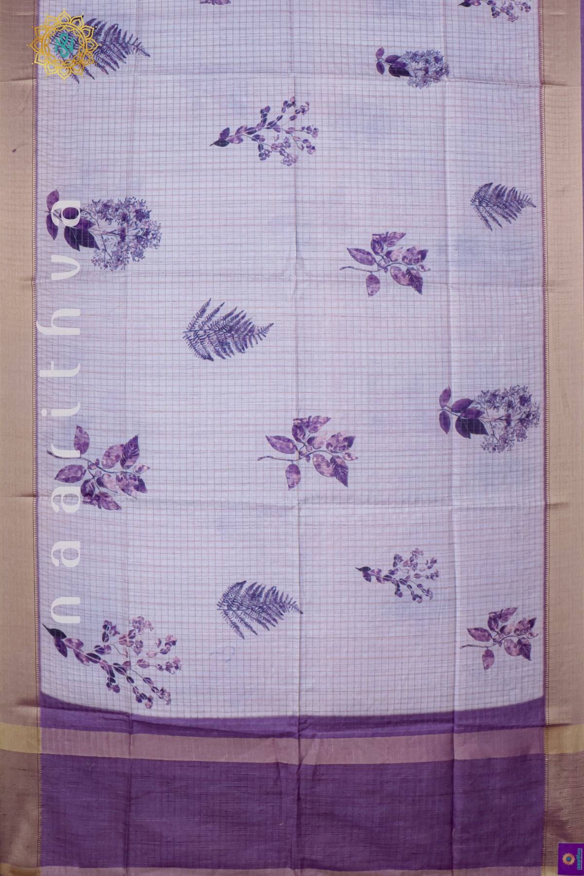 LAVENDER - SEMI TUSSAR SILK