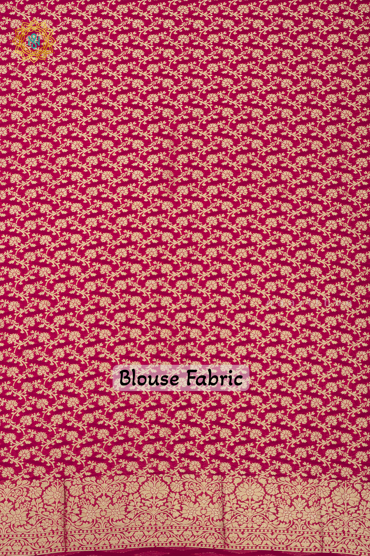 PURPLE WITH PINK - SEMI GEORGETTE
