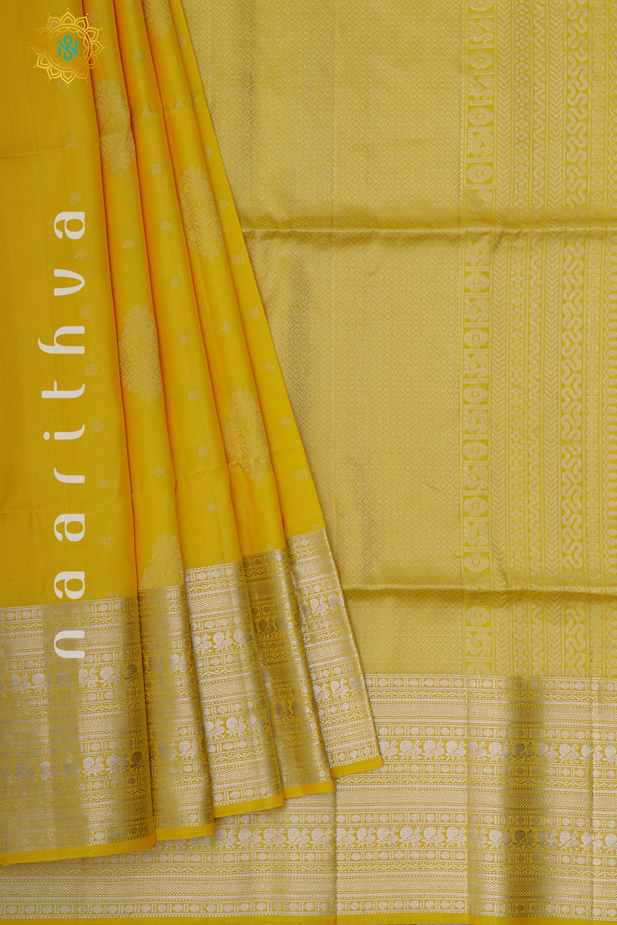 YELLOW - PURE KANJIVARAM SOFT SILK