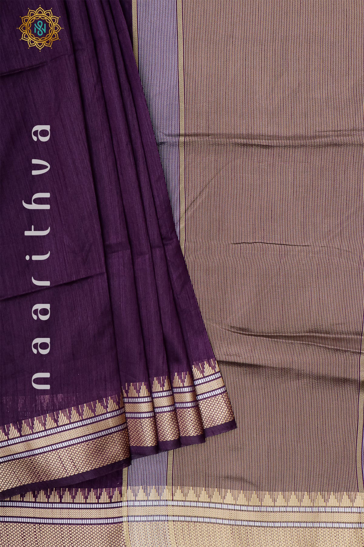 PURPLE - RAW SILK