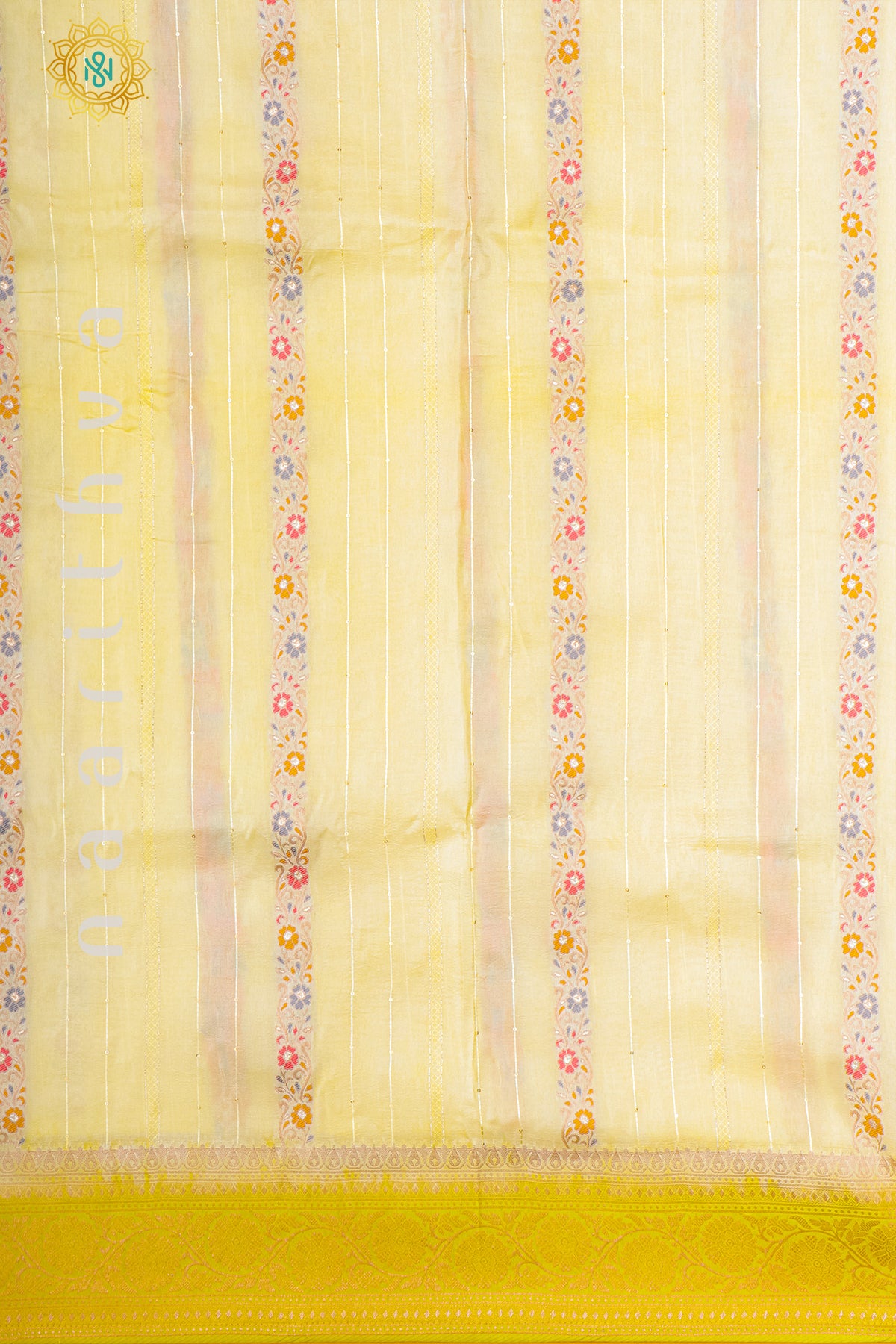 LIGHT YELLOW WITH YELLOW - DOLA SILK