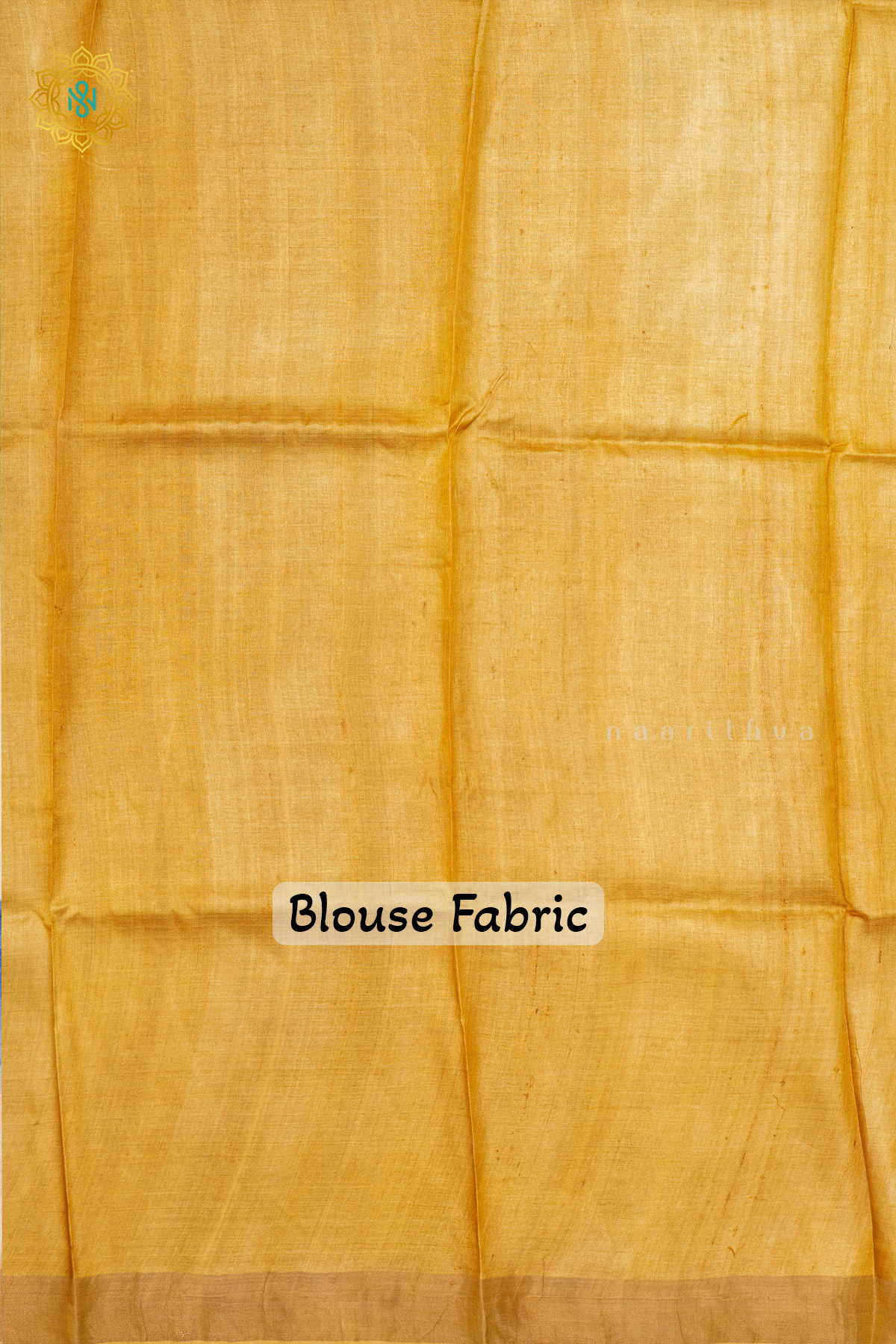PARROT GREEN WITH MUSTARD - PURE TUSSAR SILK