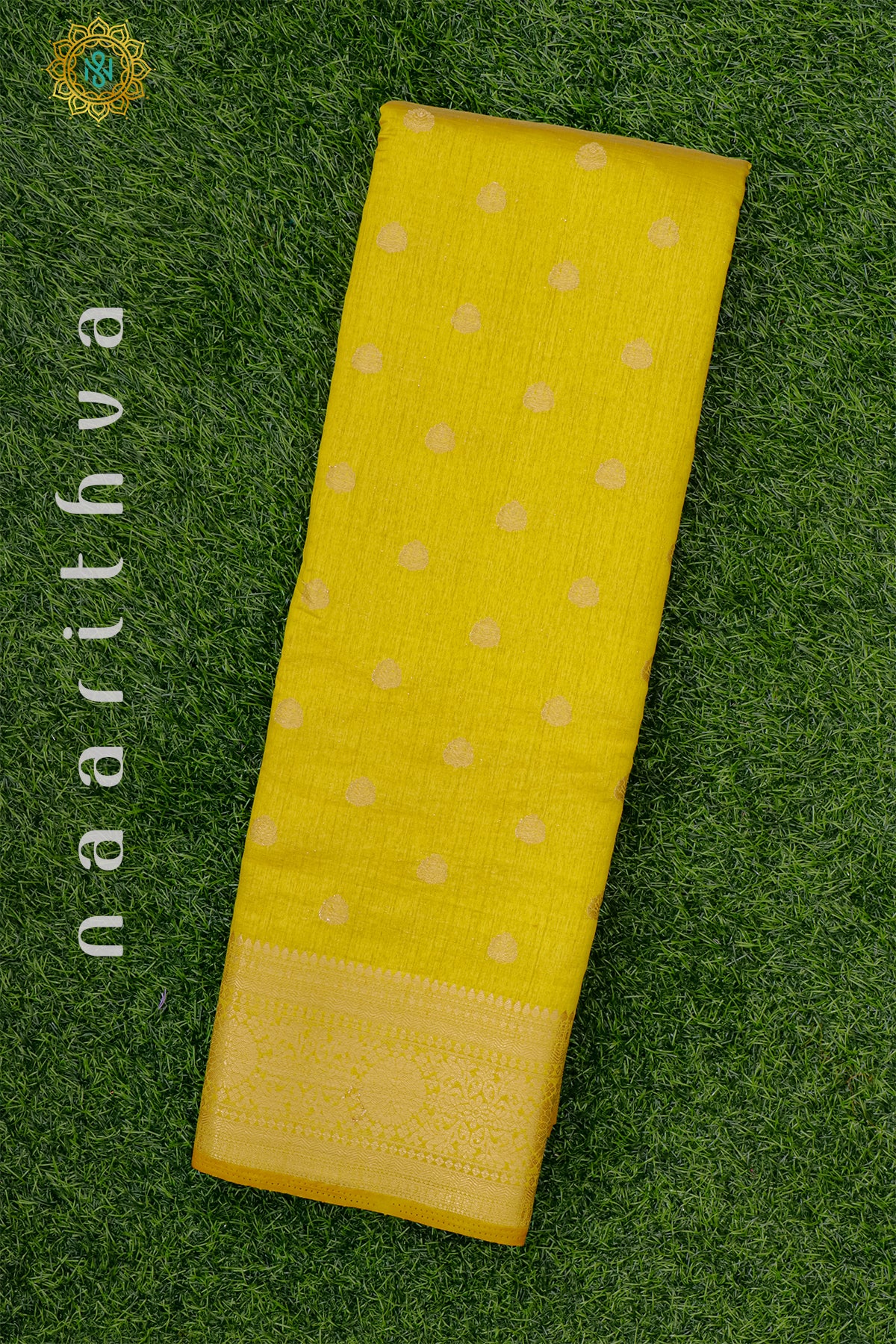 MUSTARD - SEMI RAW SILK