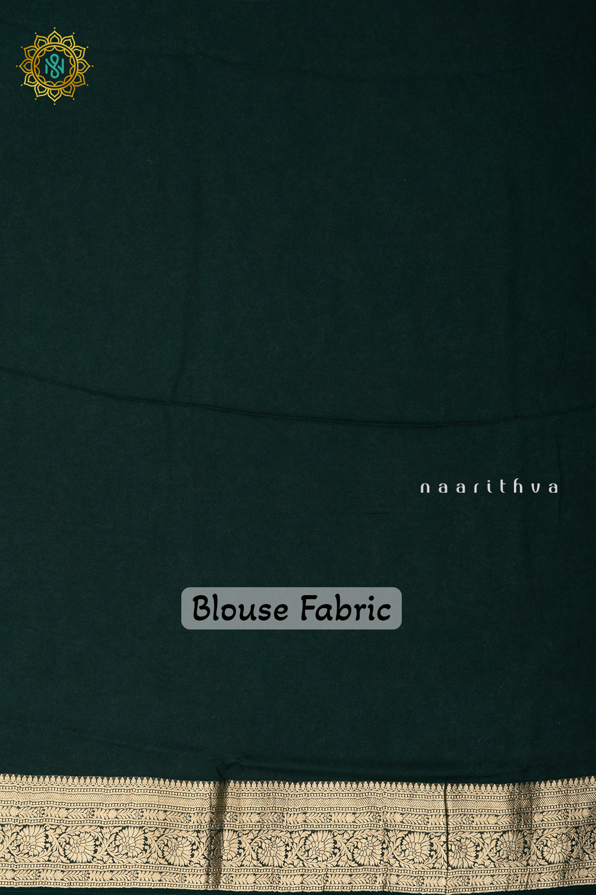 BOTTLE GREEN - SEMI GEORGETTE