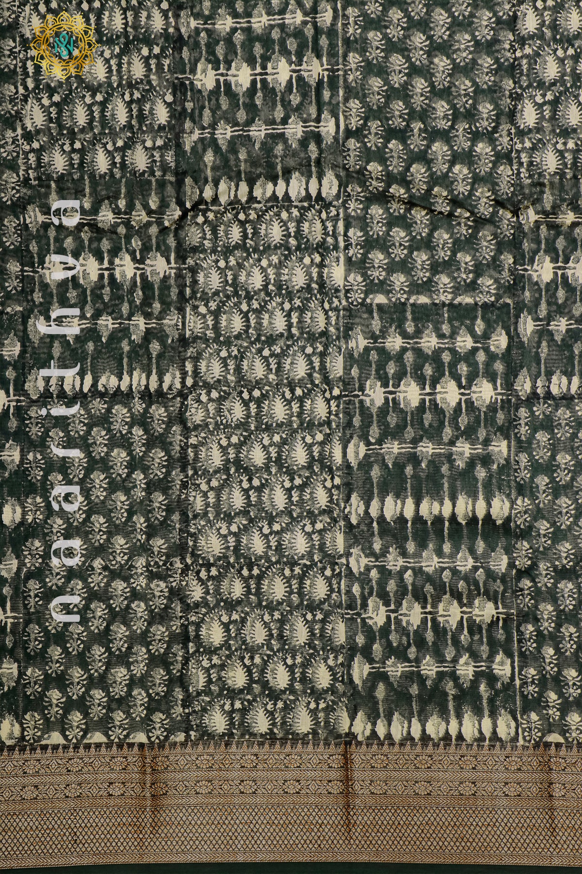 GREEN - CHANDERI SILK COTTON