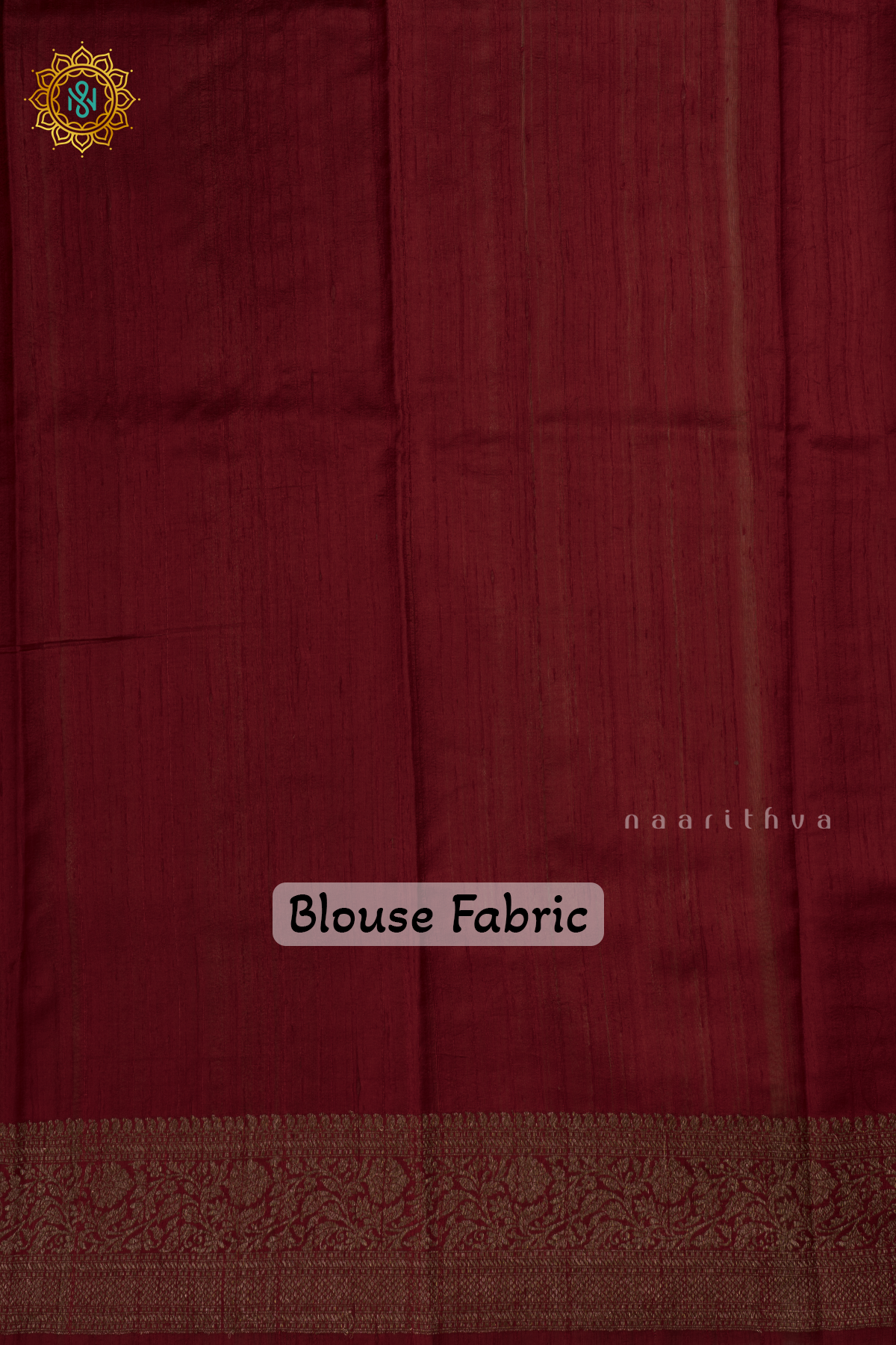 Off White with Red Pure Banarasi Raw Silk Saree With Allover Zari Buttas And Zari Border