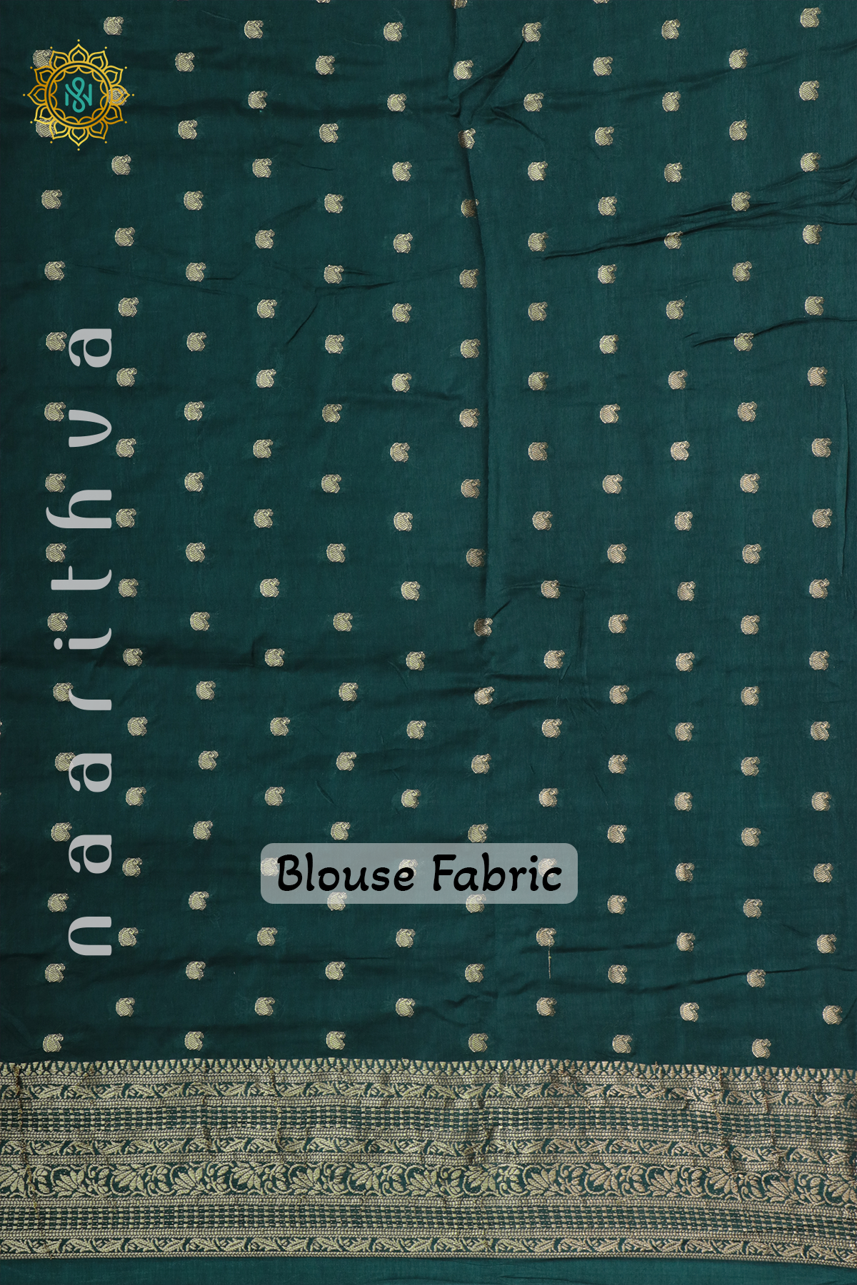 PINK WITH PEACOCK GREEN - DOLA SILK