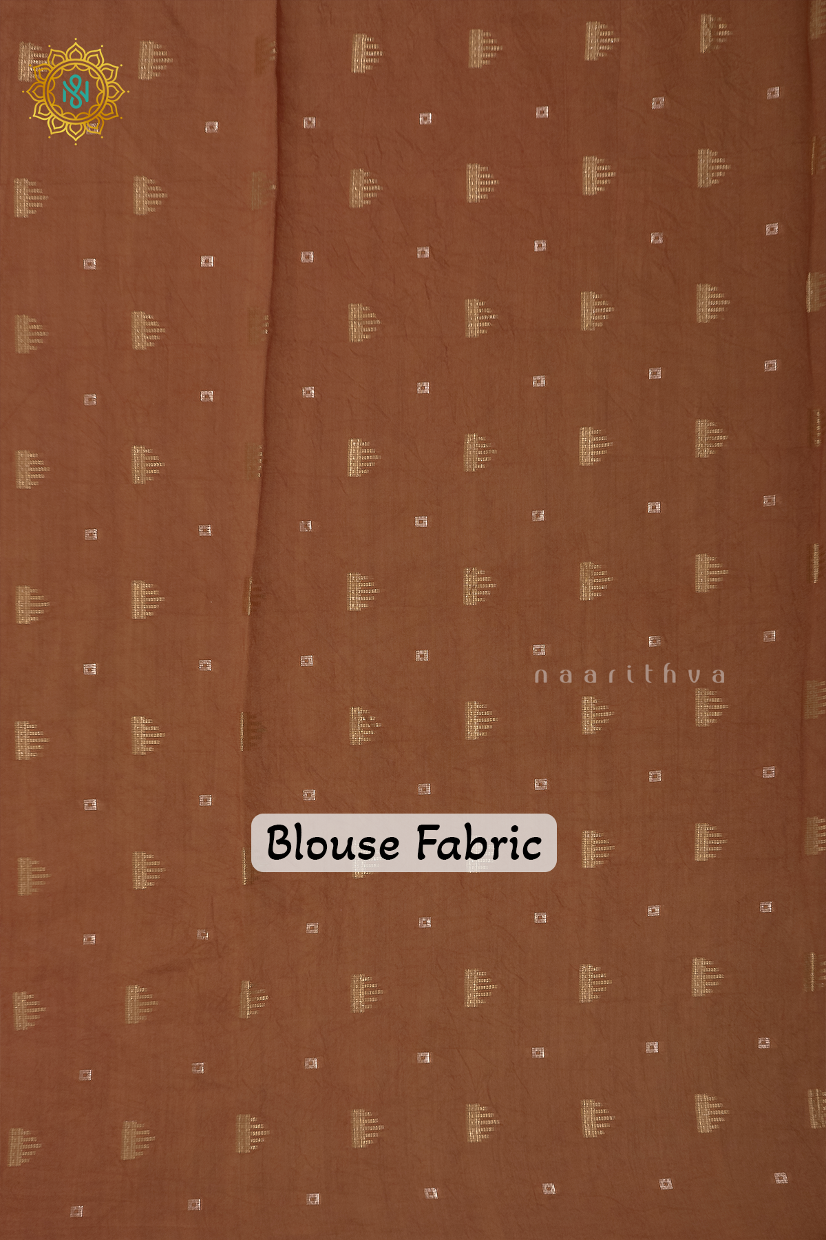 WINE WITH RUST ORANGE - SEMI CREPE SILK