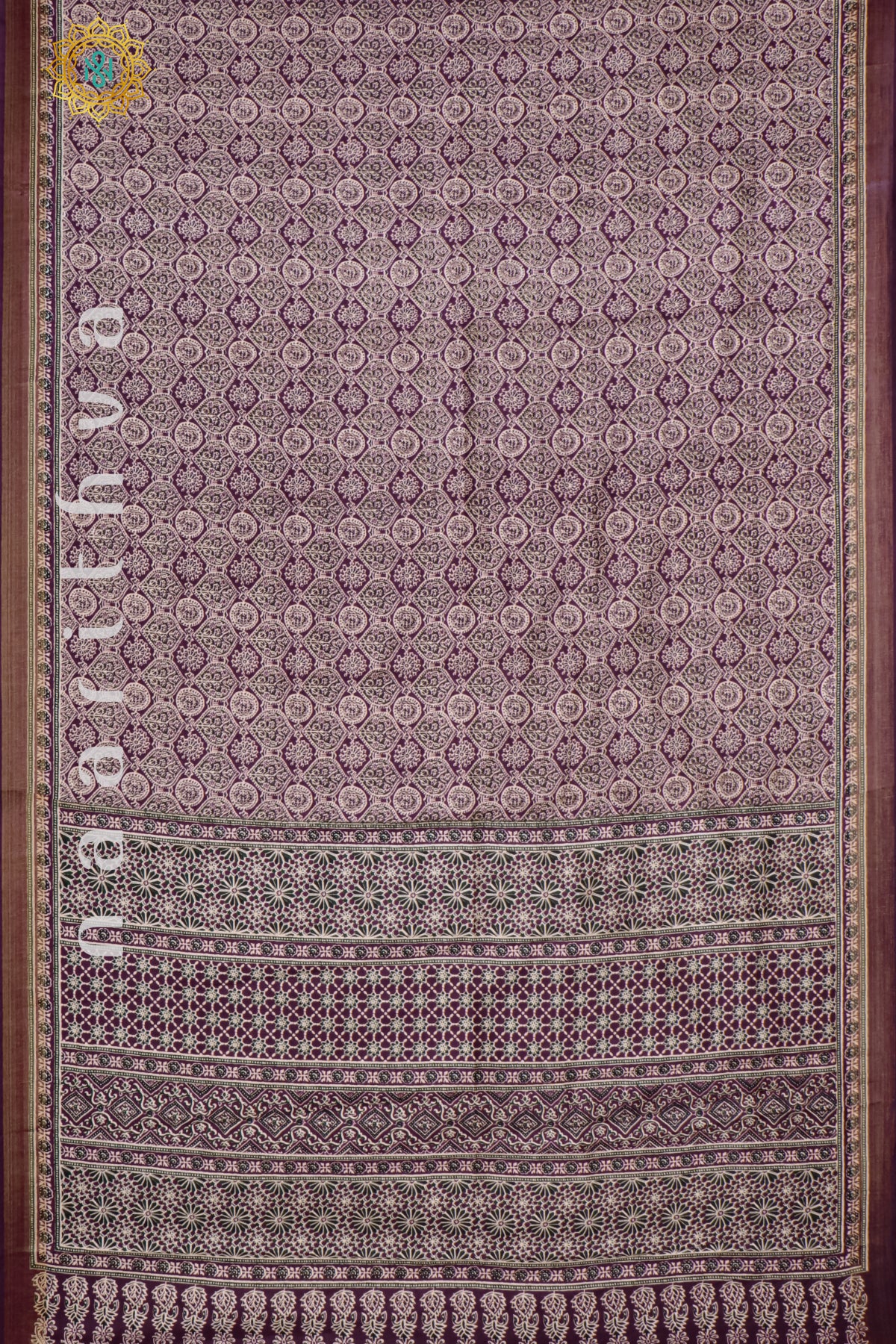 WINE - CHANDERI SILK COTTON