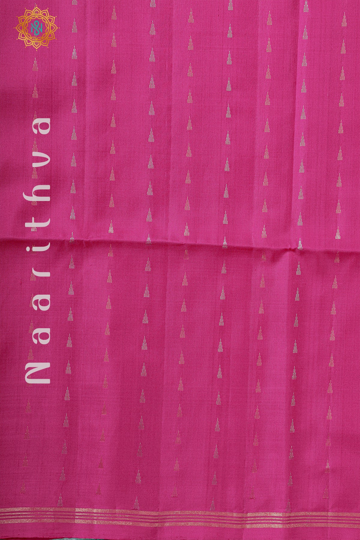 PINK WITH CREAM - PURE KANJIVARAM SOFT SILK