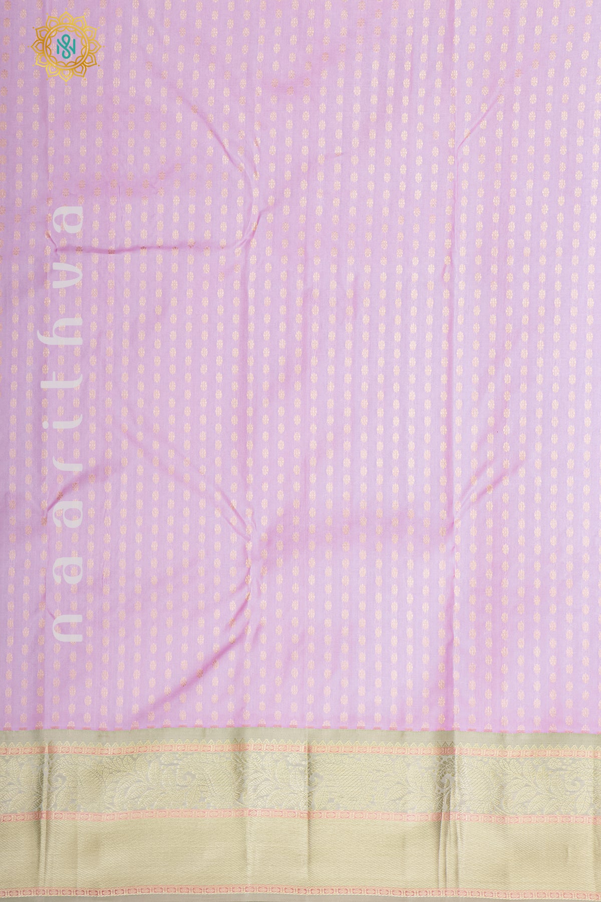 LIGHT PINK WITH BIEGE - PURE KANJIVARAM SILK