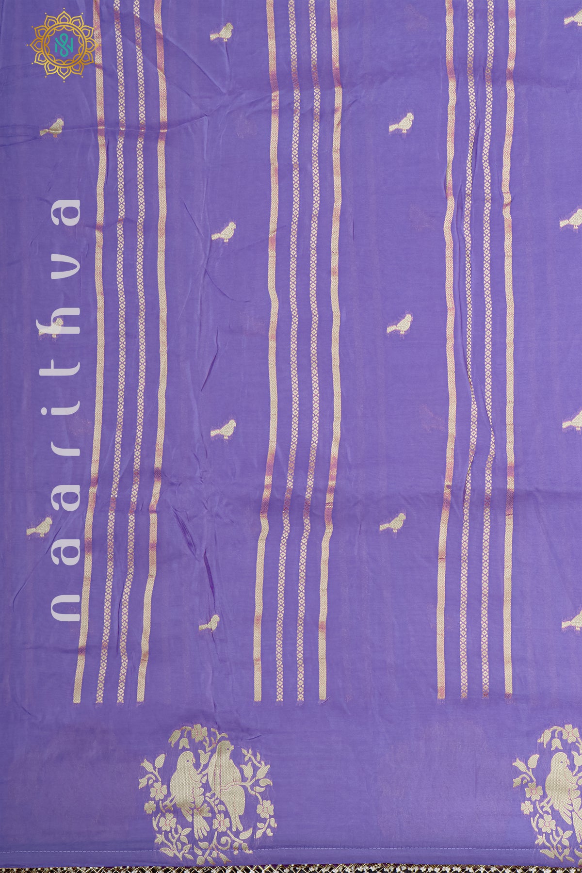 LAVENDER WITH PURPLE - DOLA SILK