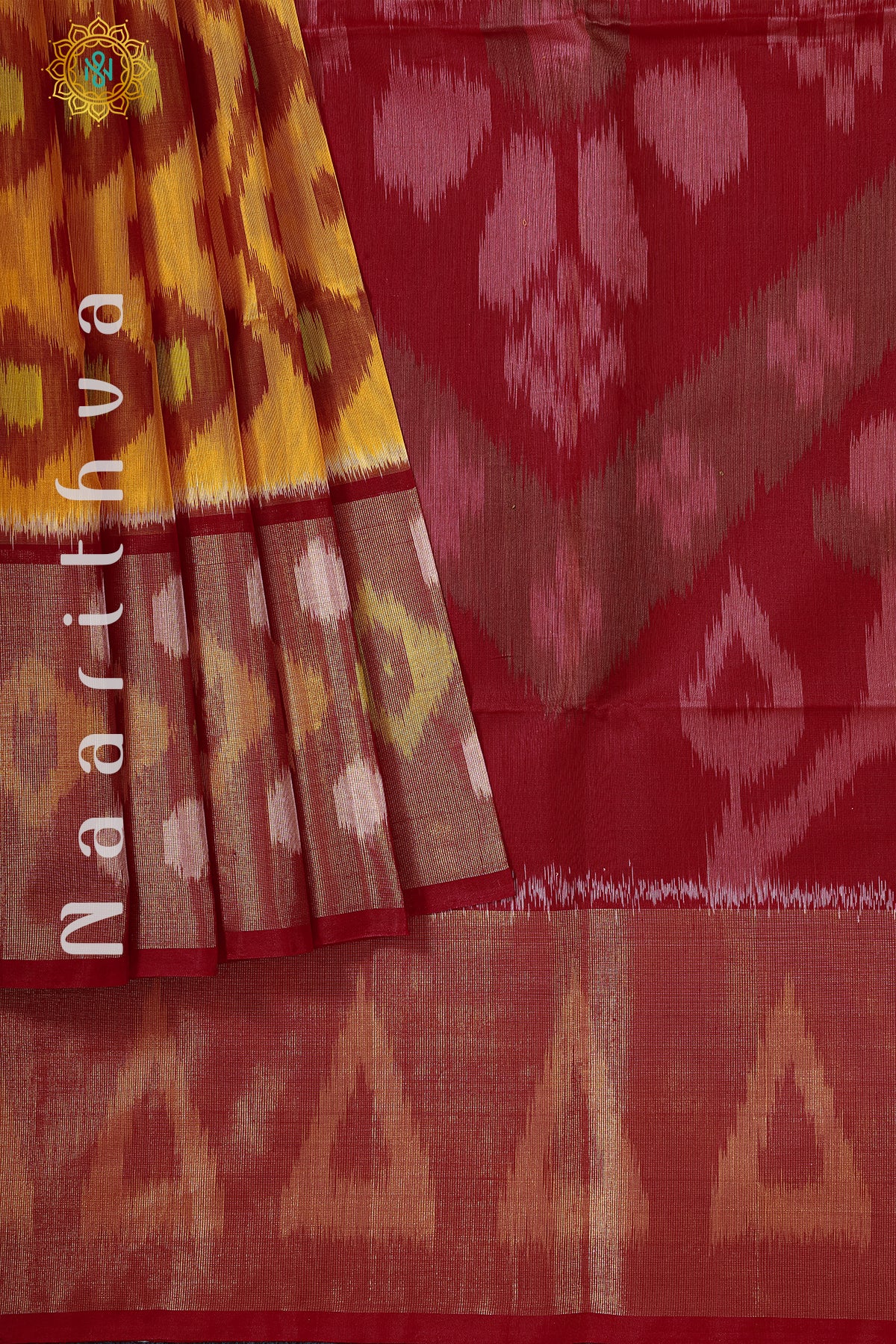 YELLOW WITH RED - IKAT SICO