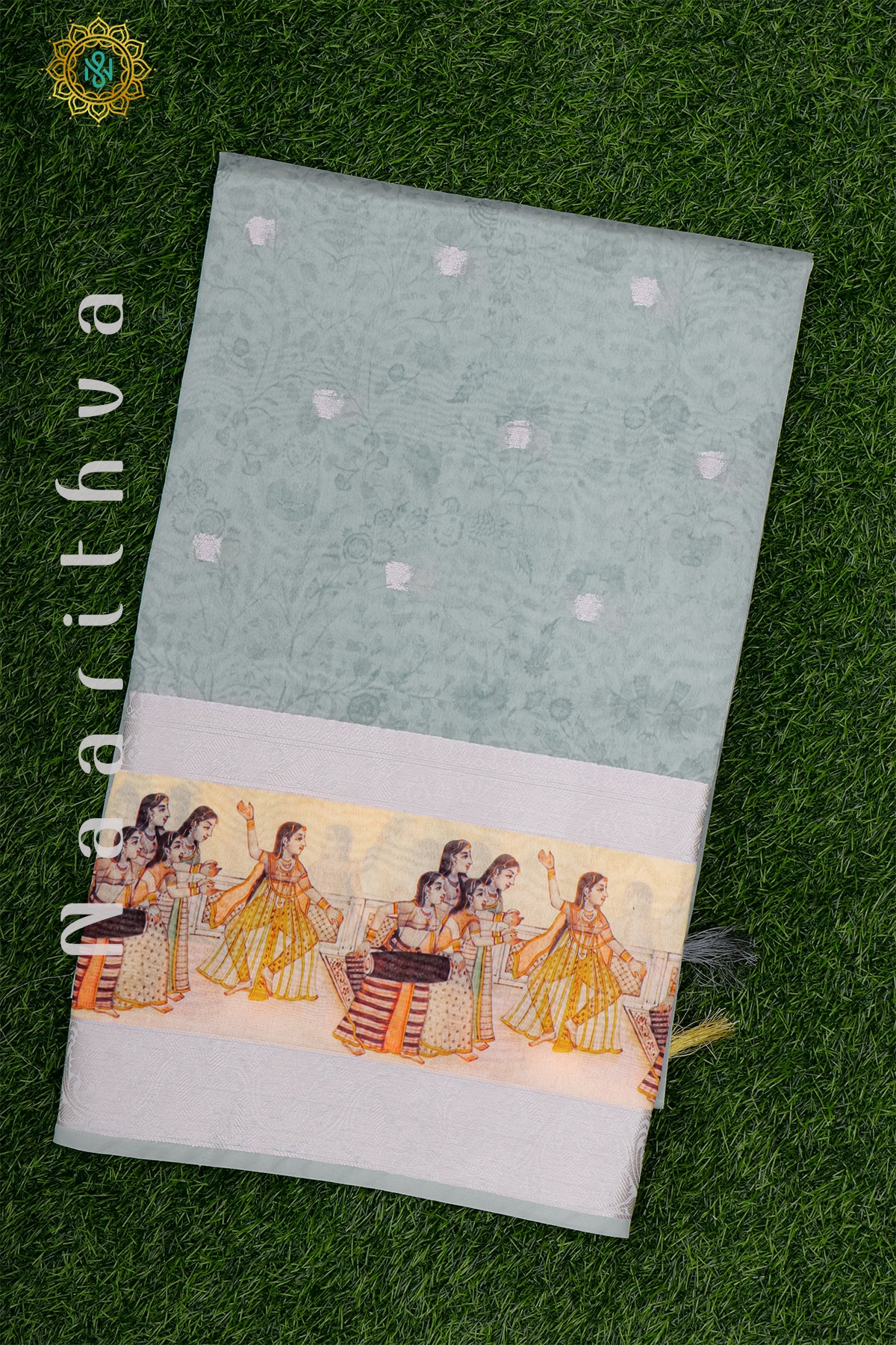 GREY - CHANDERI SILK COTTON