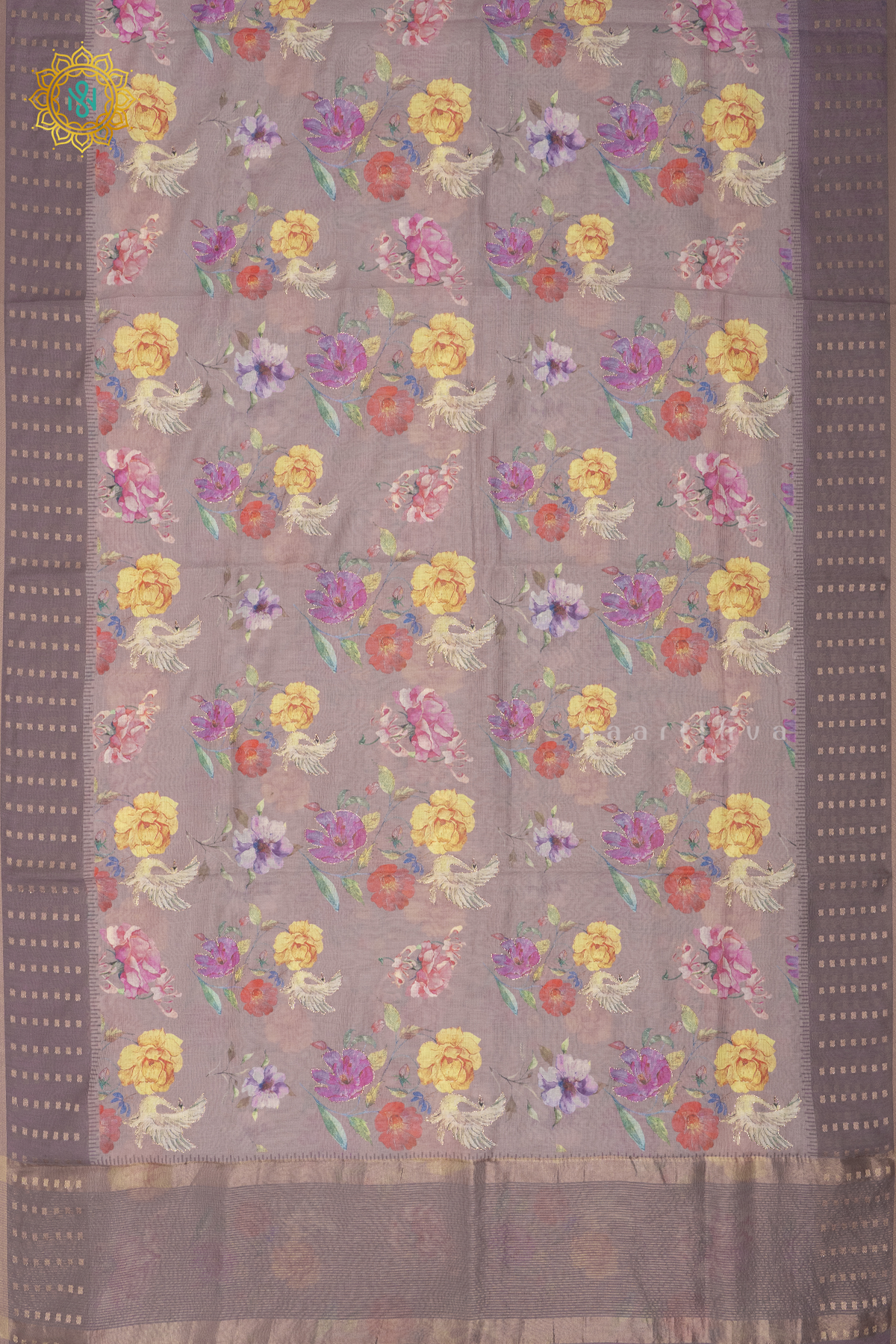 MAUVE - CHANDERI SILK COTTON