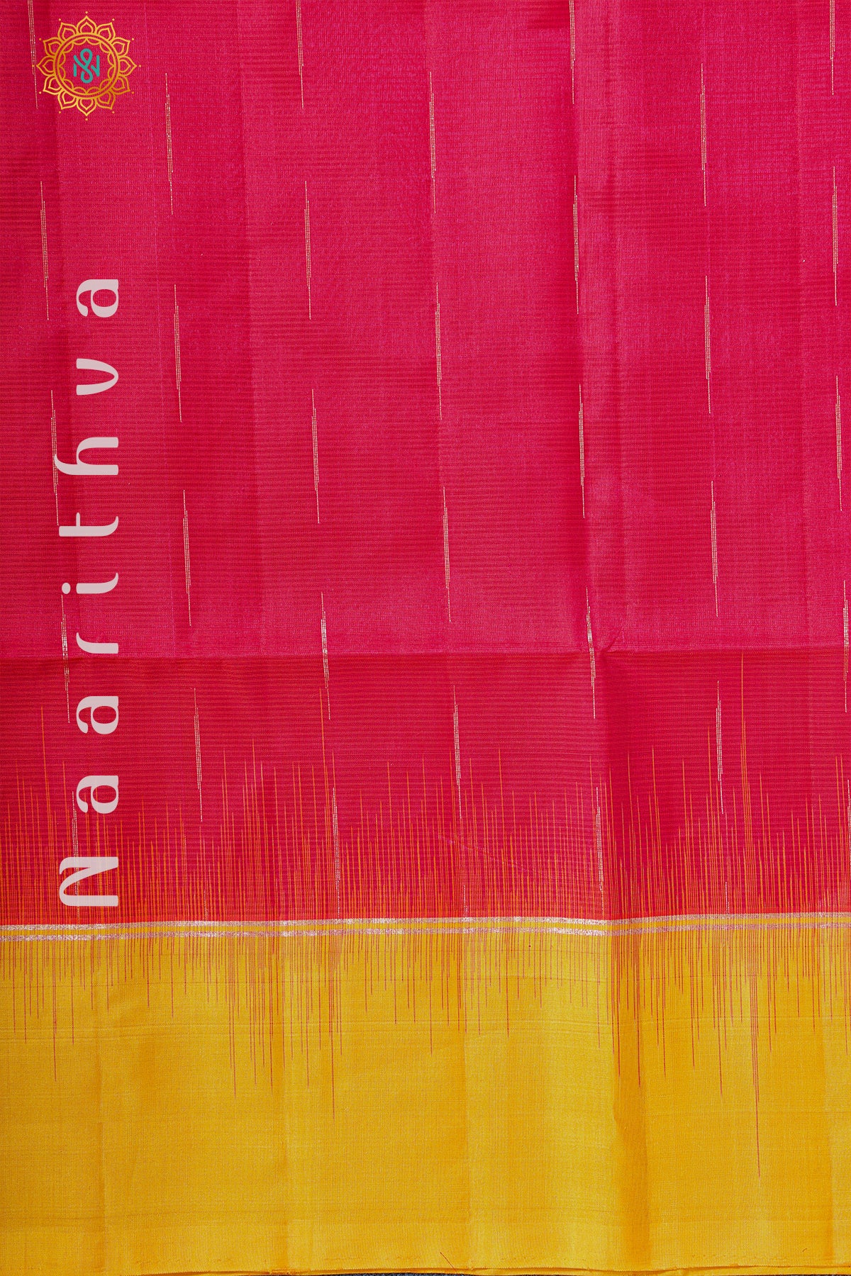 PINK WITH YELLOW - PURE KANJIVARAM SOFT SILK