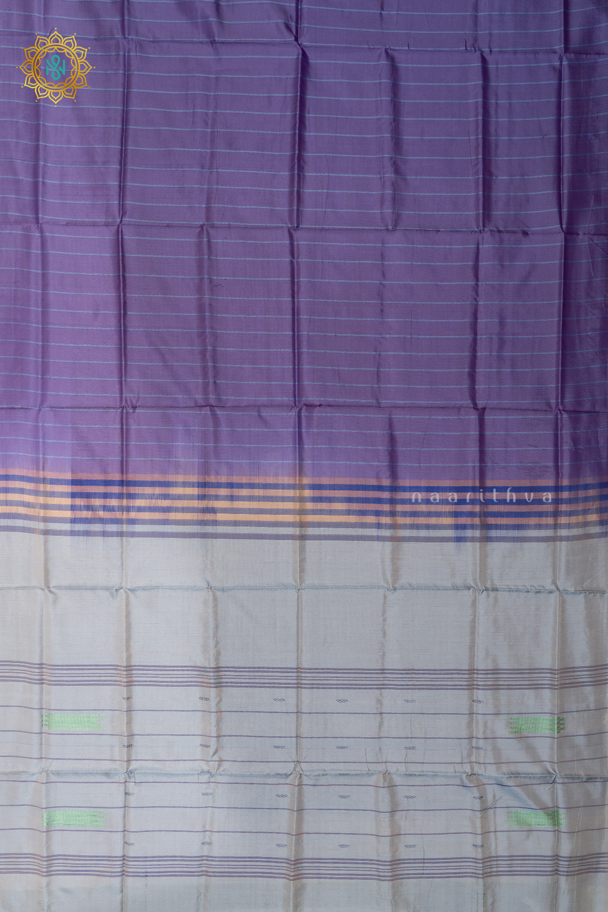 PURPLE WITH AQUA BLUE - BANANA PITH