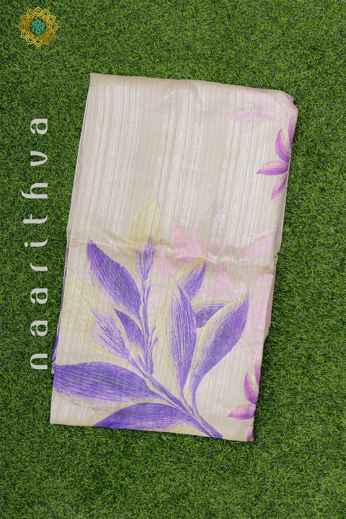 OFF WHITE WITH PURPLE - KOTHA TUSSAR