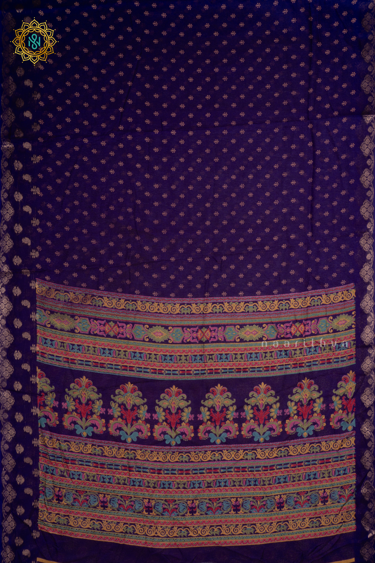 PURPLE - SEMI GEORGETTE SAREE