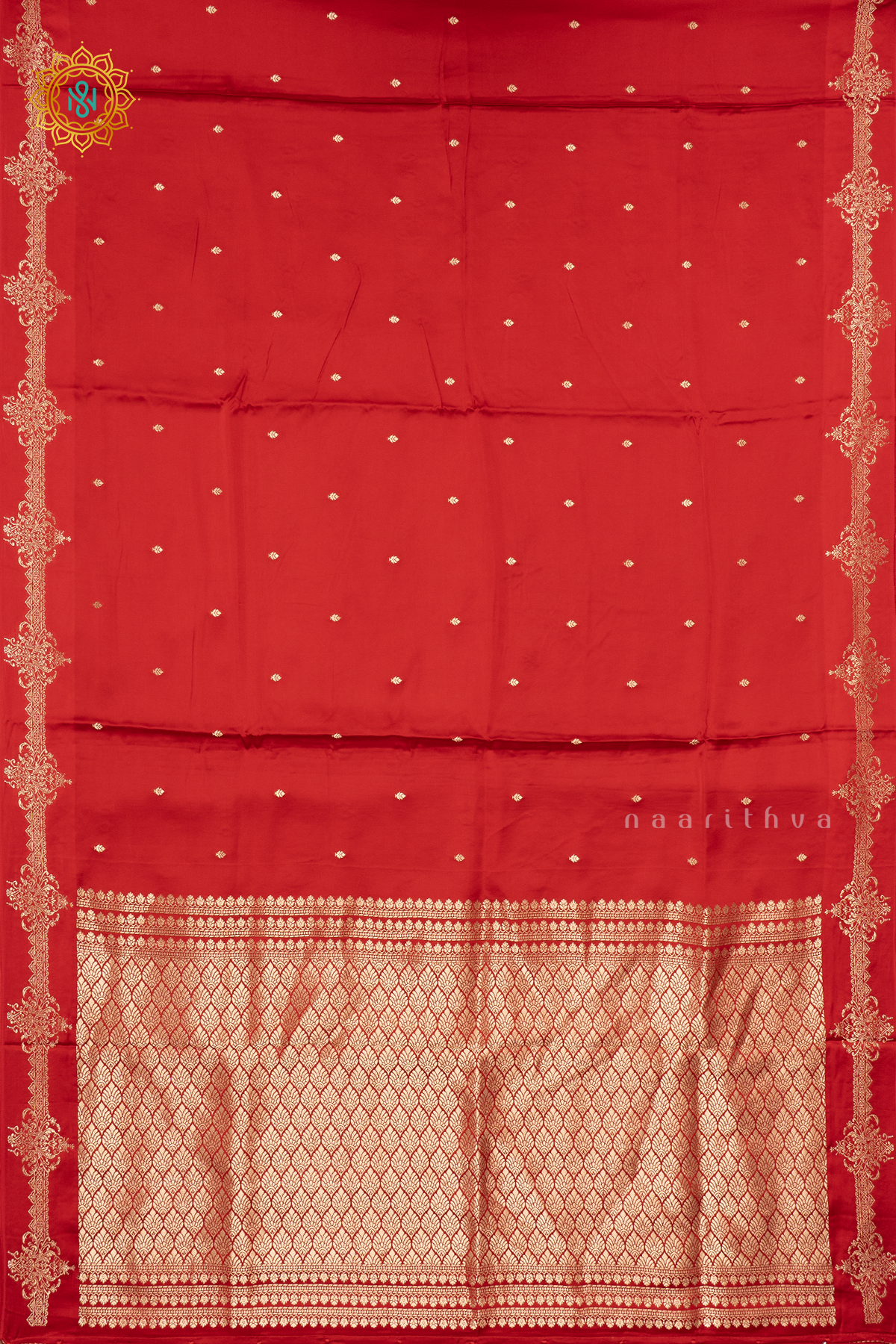RED - SATIN BANARAS