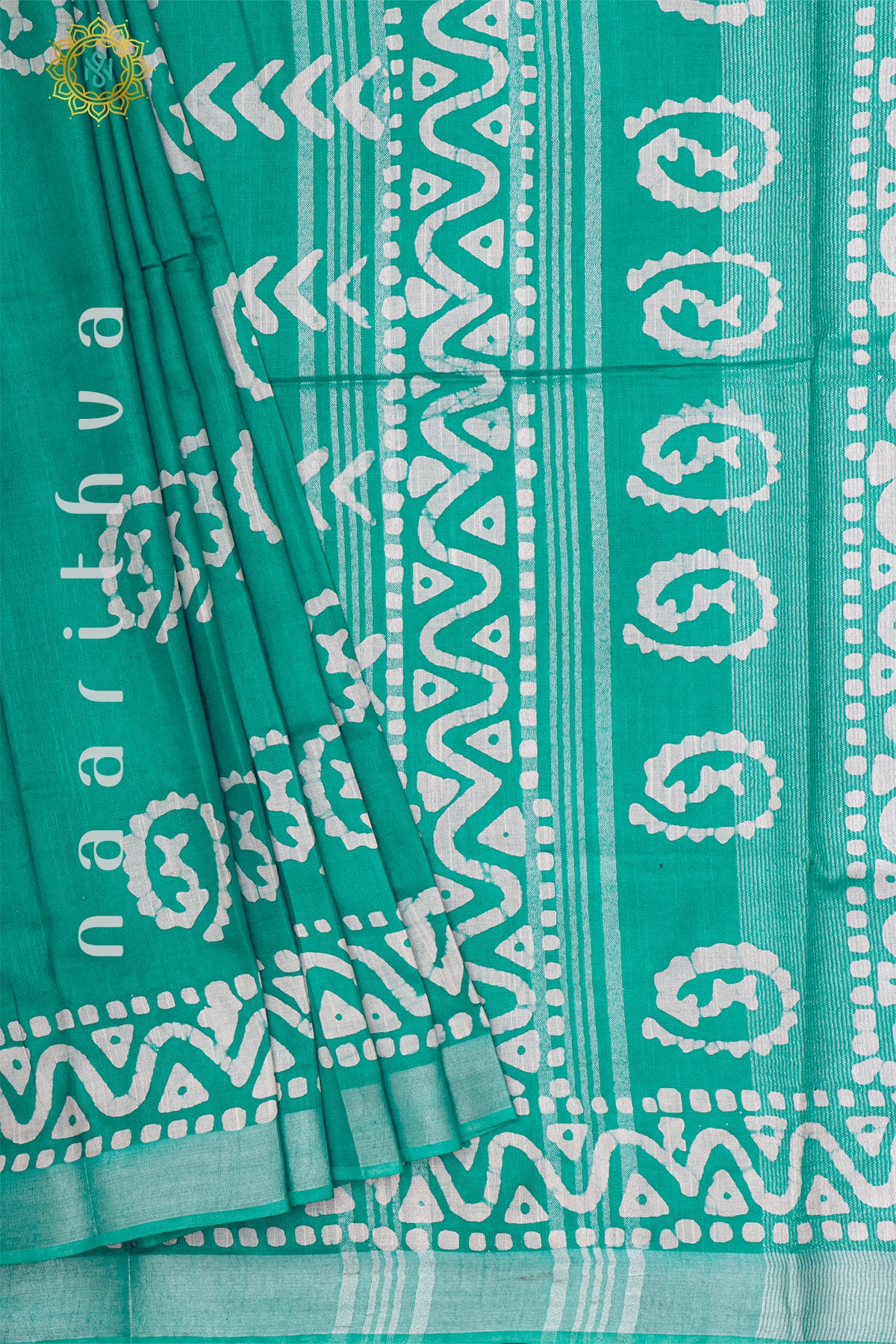 AQUA GREEN - SLUB COTTON