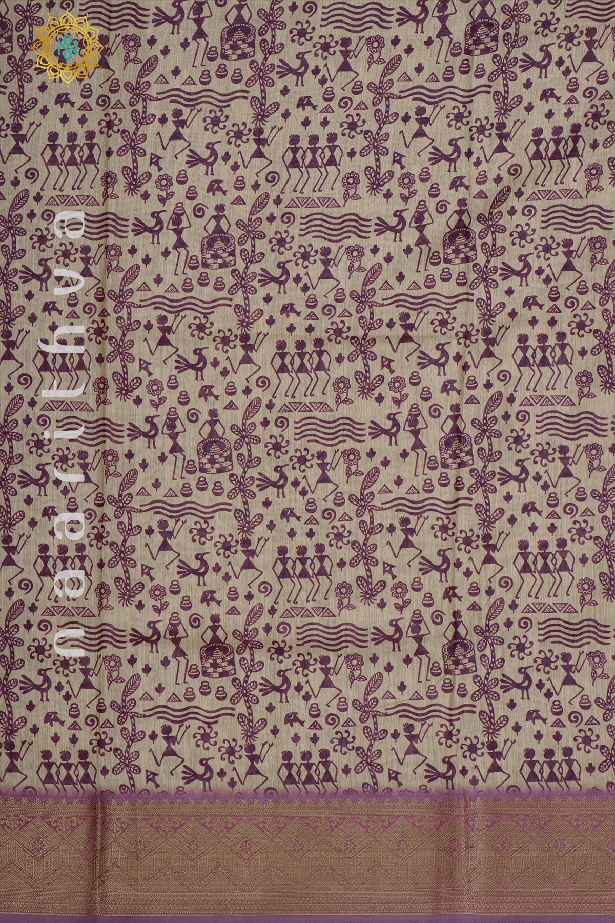 WINE - CHANDERI SILK COTTON