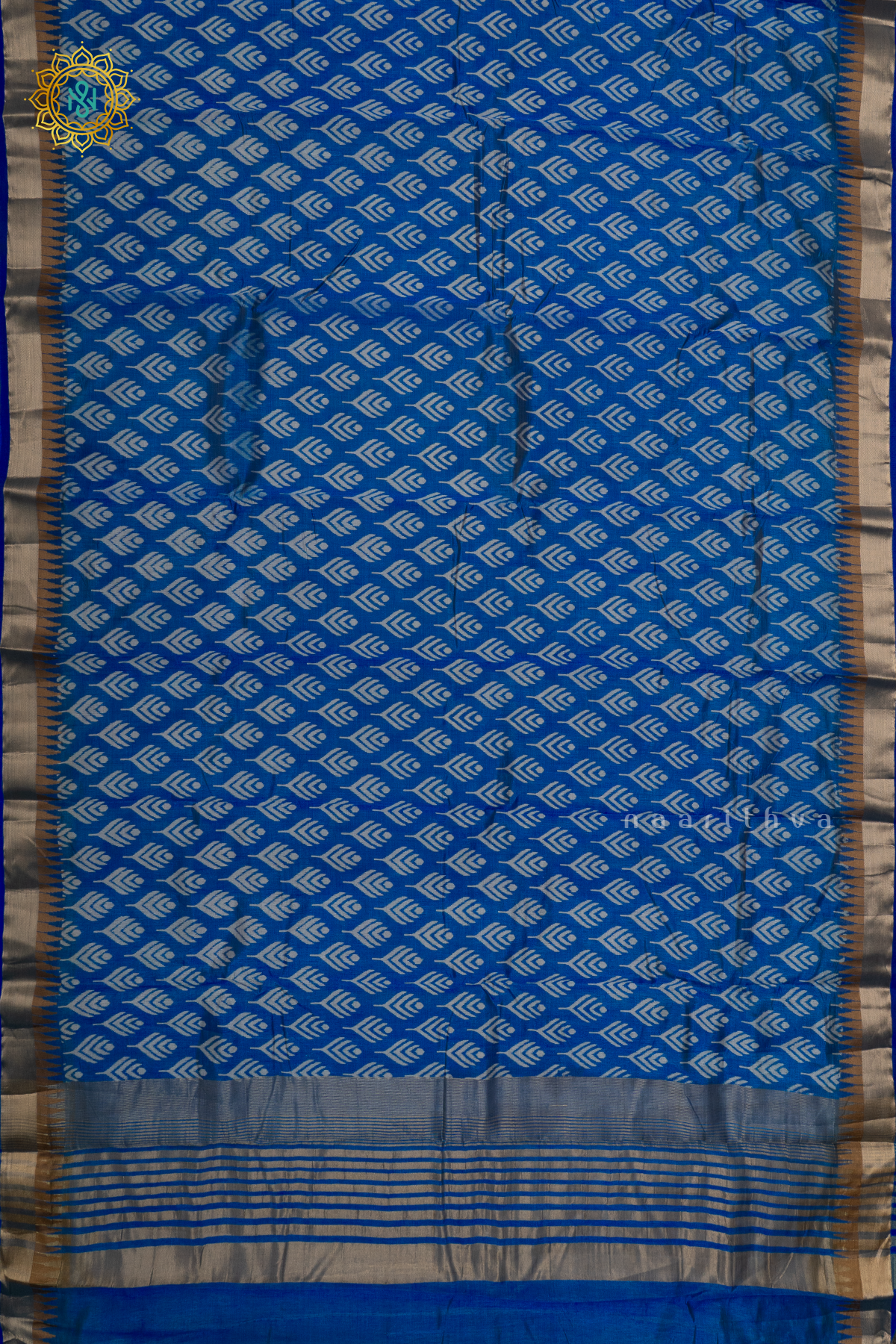 #Duplicate BLUE - SEMI TUSSAR SILK