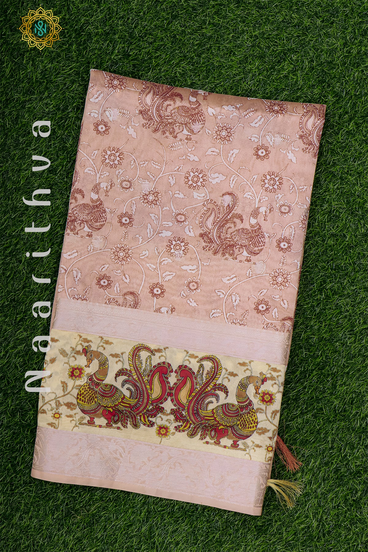 PEACH - CHANDERI SILK COTTON