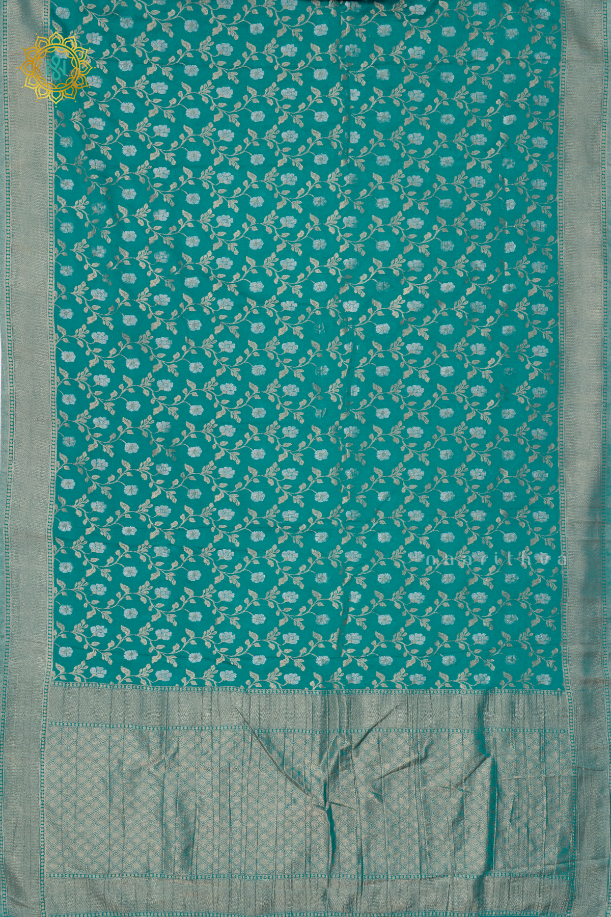 AQUA GREEN - SEMI CHIFFON GEORGETTE